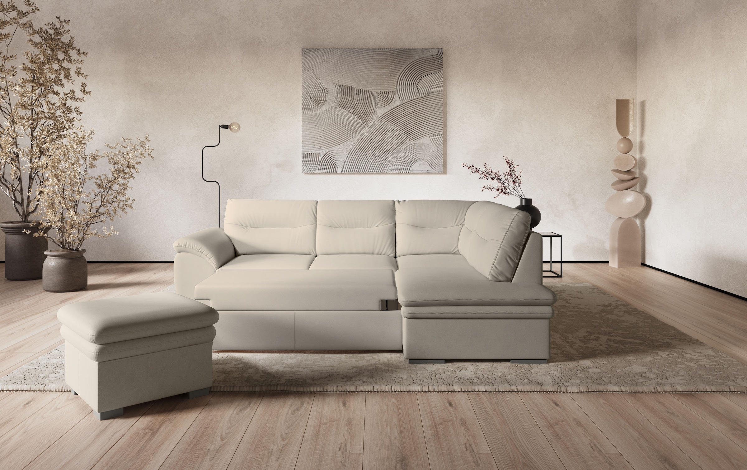 COTTA Hocker »Leandra« Polstergarnitur, auch als Set erhältlich