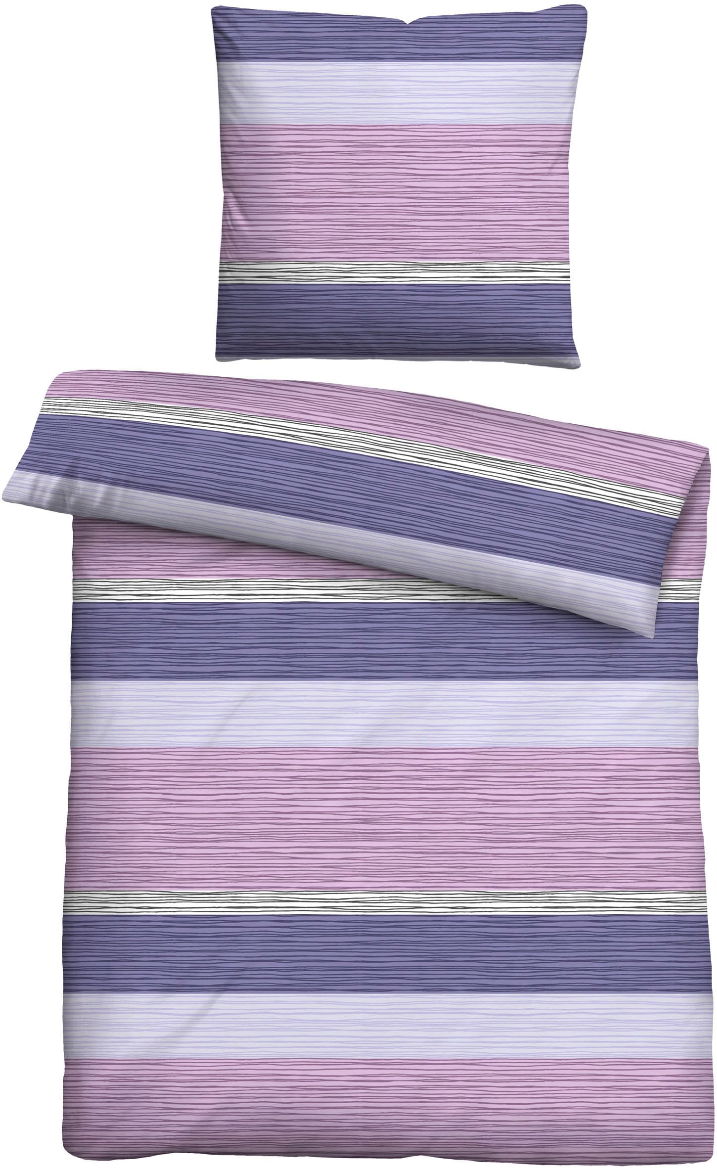 Castell - Markenbettwäsche Bettwäsche "0040567" 2 Stk. hautsympathisch, 100 günstig online kaufen