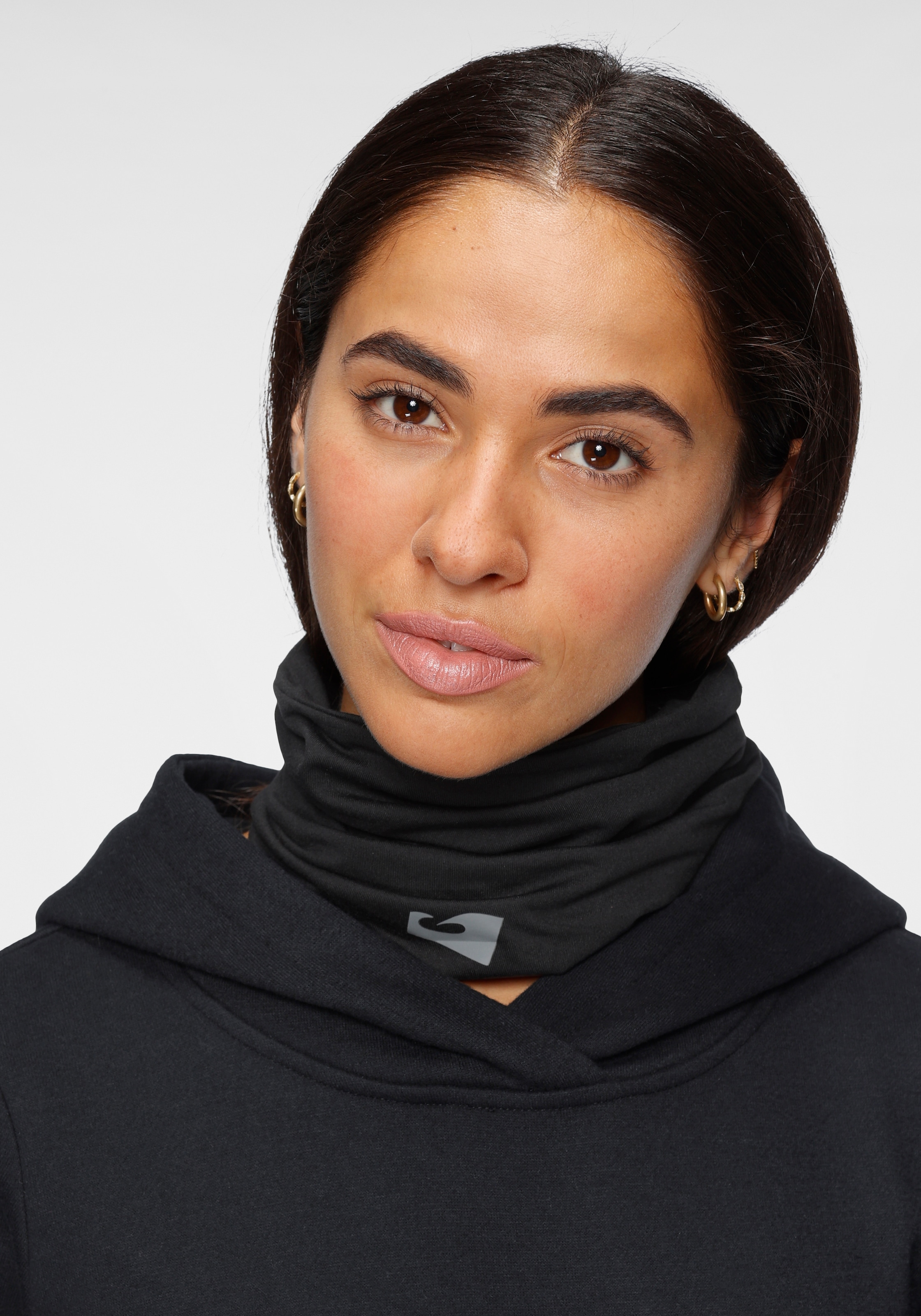 Ocean Sportswear Kapuzensweatshirt »mit Multifunktionaler Tube Schal«, (Set, 2 tlg.), basic geschnittene Passform, aus Baumwollmischung, mit Kängurutasche