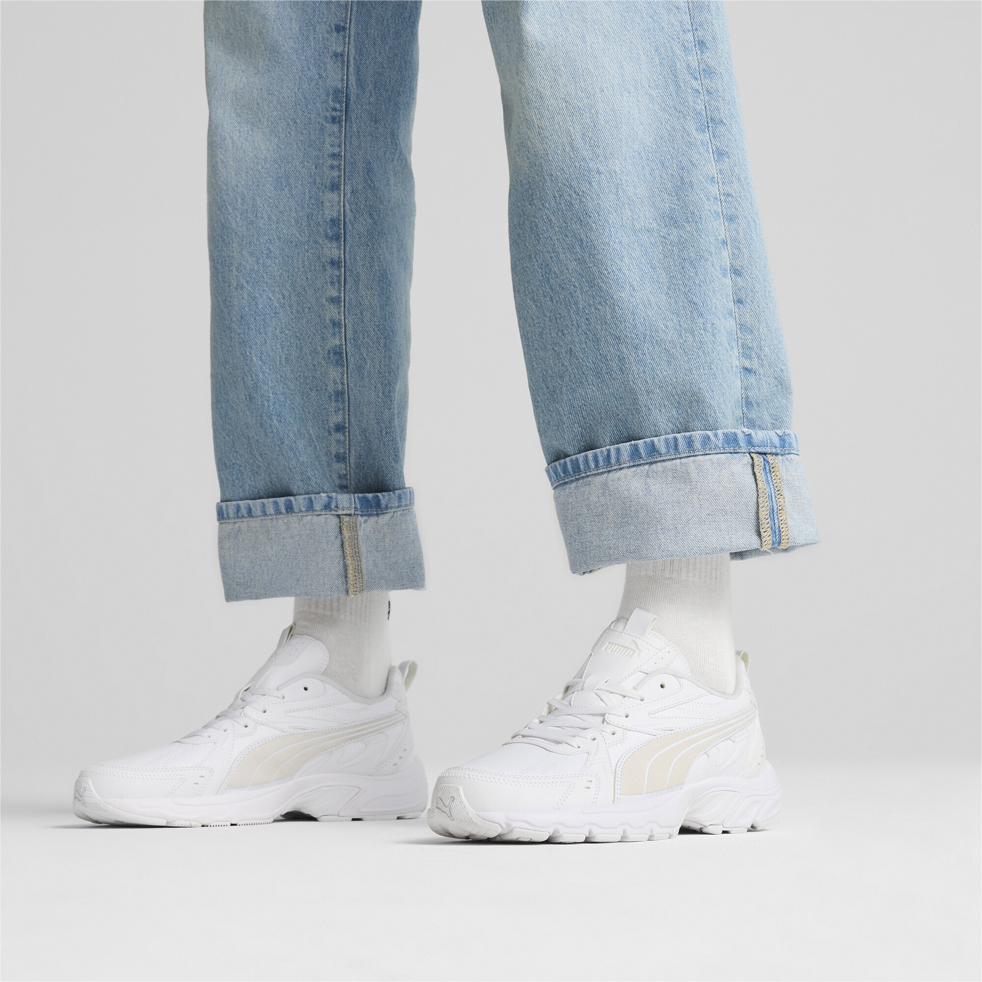 PUMA Sneaker "Milenio Tech Leather Sneakers Erwachsene" günstig online kaufen