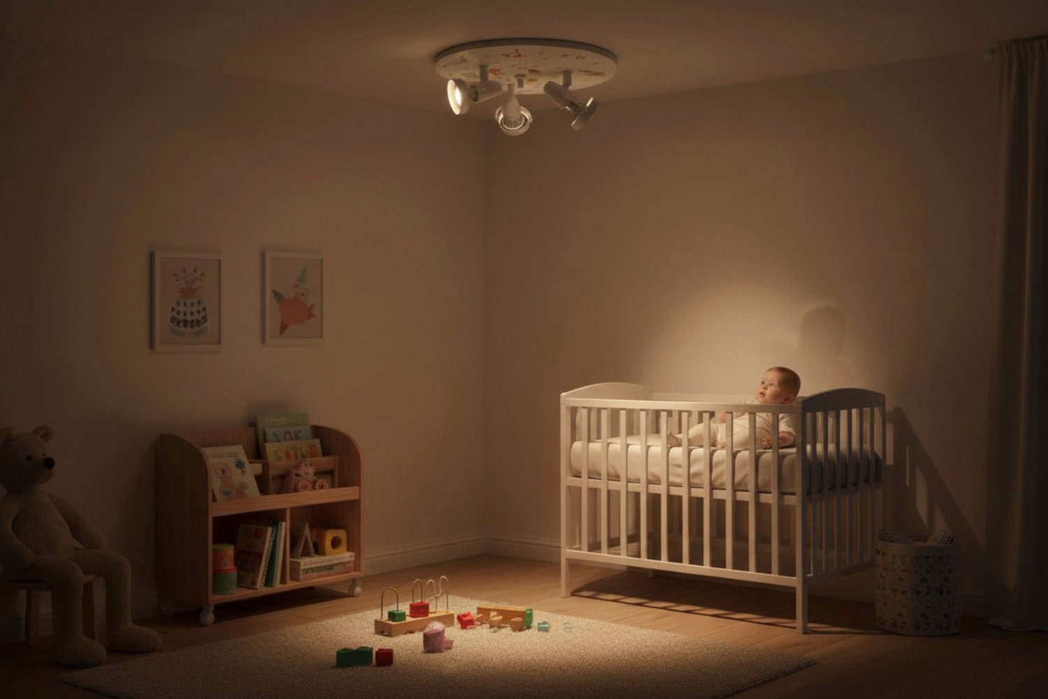 niermann Deckenleuchte »Kinderlampe mit Motiv "Der kleine Prinz", Strahler für Kinderzimmer« GU10 1 Stk. 3 schwenk- und drehbare Strahler, Made in Germany
