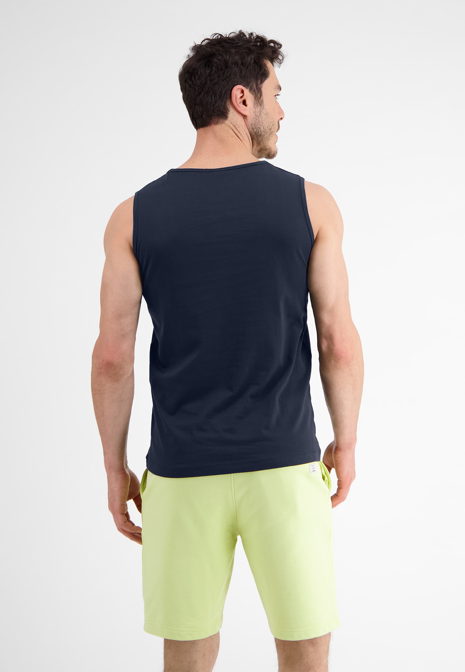 LERROS Muskelshirt »LERROS Tanktop mit Palmenprint«