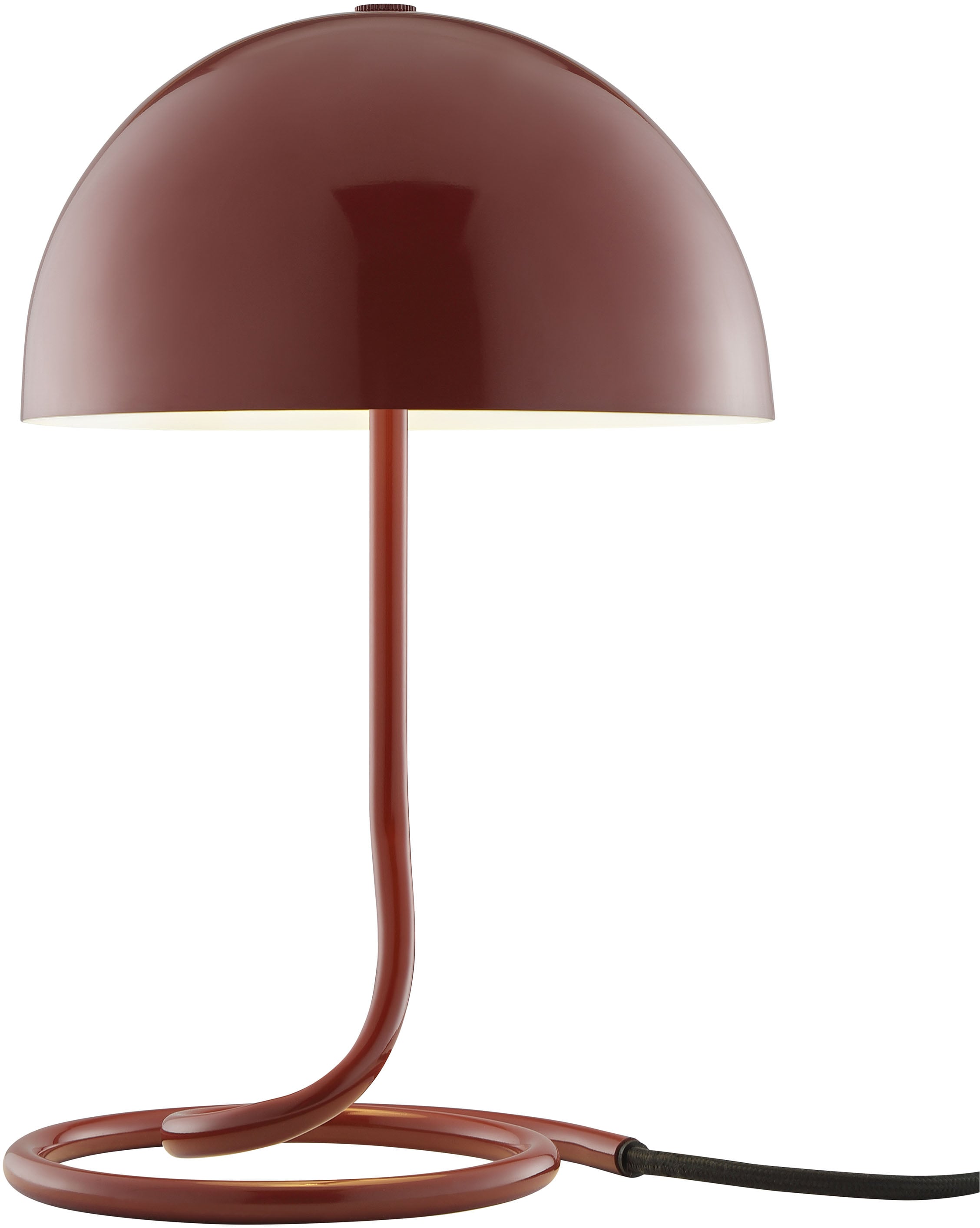 OTTO home Tischleuchte »Charlett«, Leuchtmittel G9 | ohne Leuchtmittel, Ø 20 cm, Höhe 31 cm, Metall, mit Spiralfuß