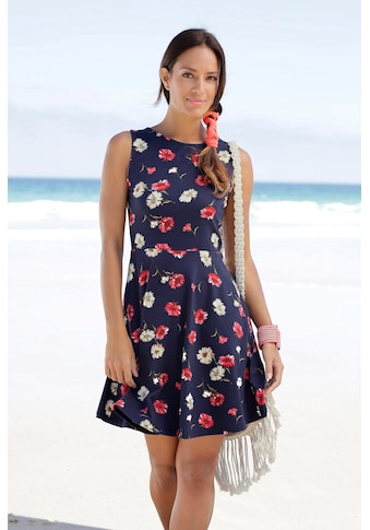 Beachtime Strandkleid, mit Blumendruck kaufen