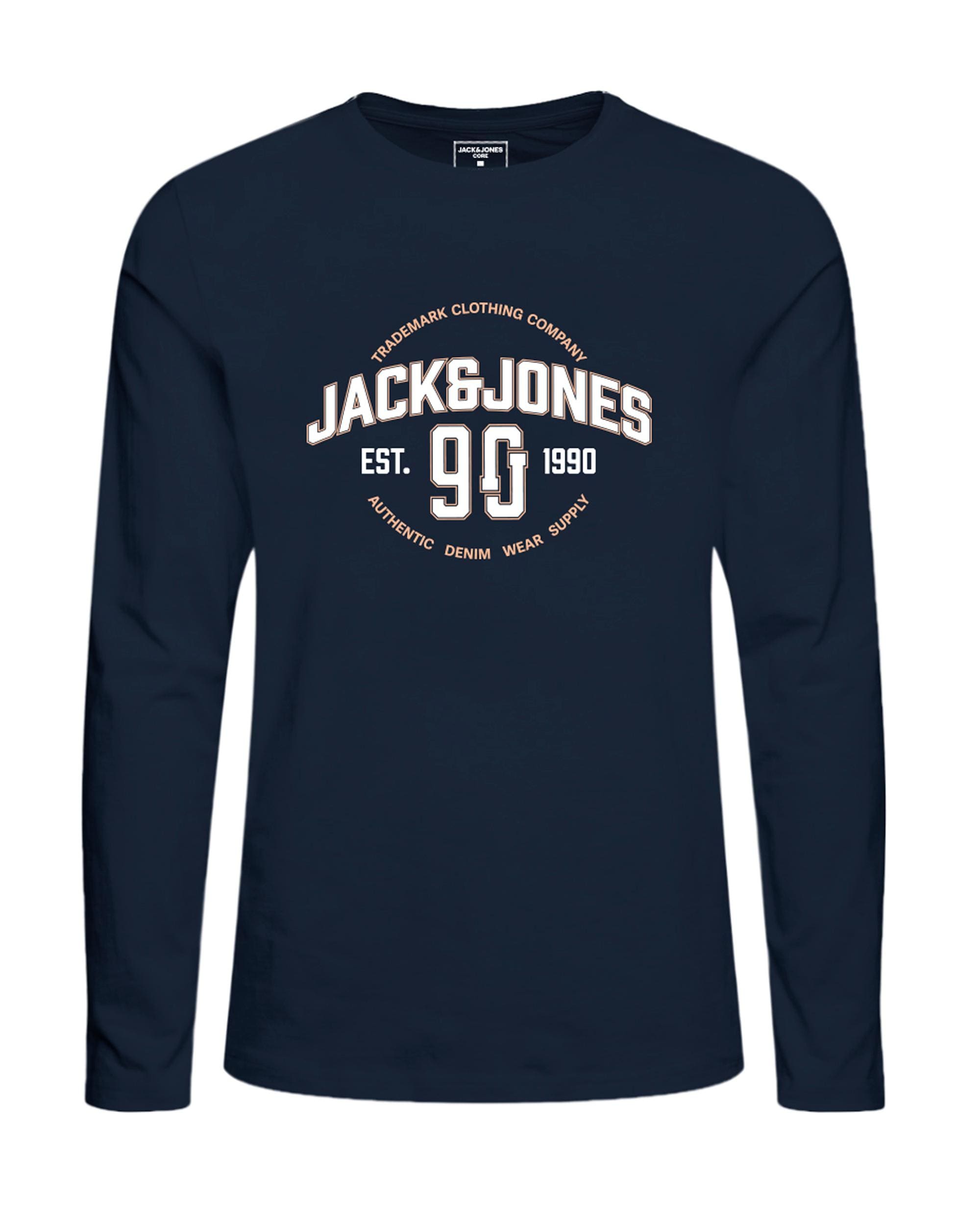 Jack & Jones Junior Langarmshirt »JJMINDS TEE LS CREW NECK JNR«