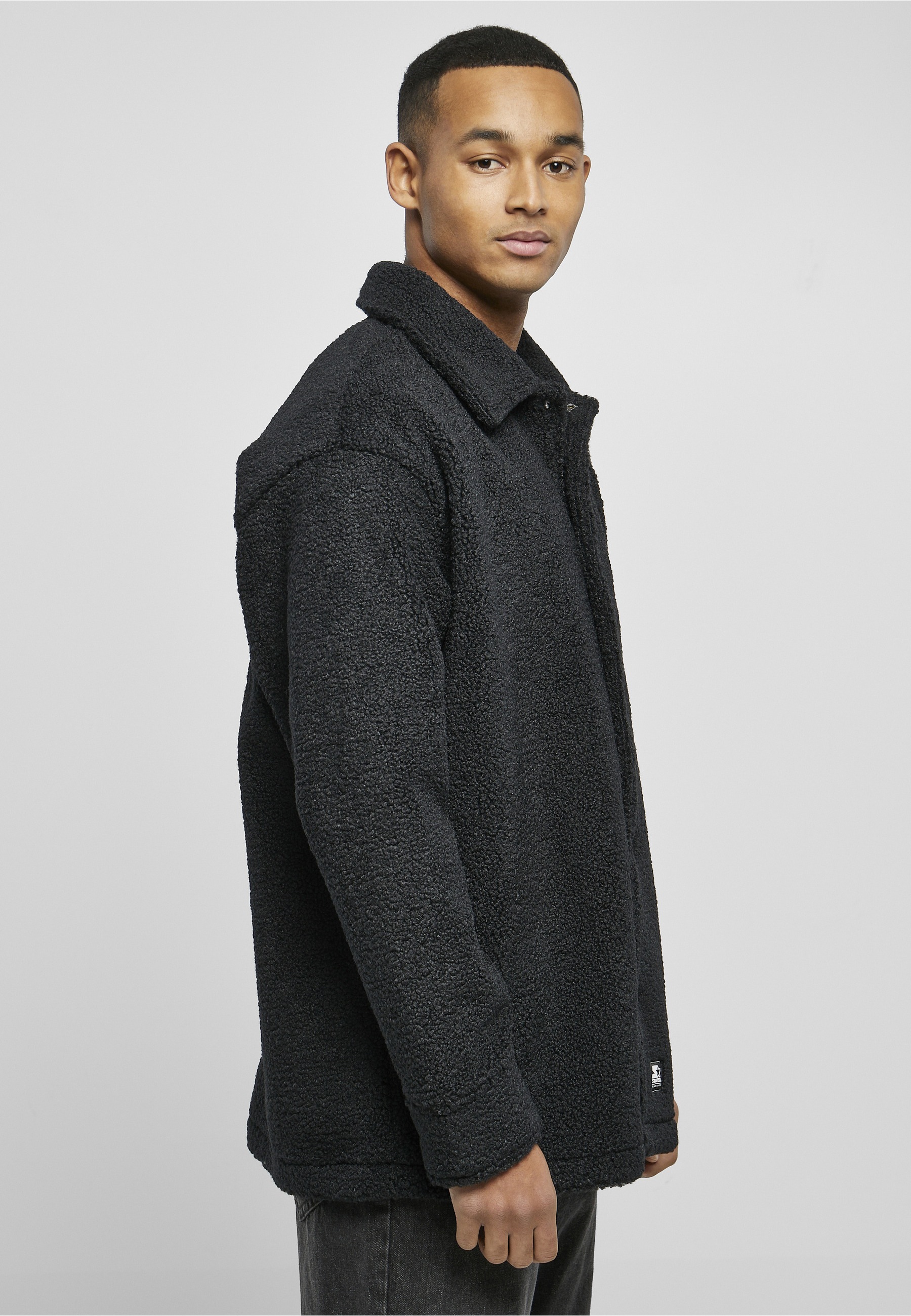 Starter Black Label Wintermantel »Starter Black Label Herren Starter Sherpa Shirt Jacket«