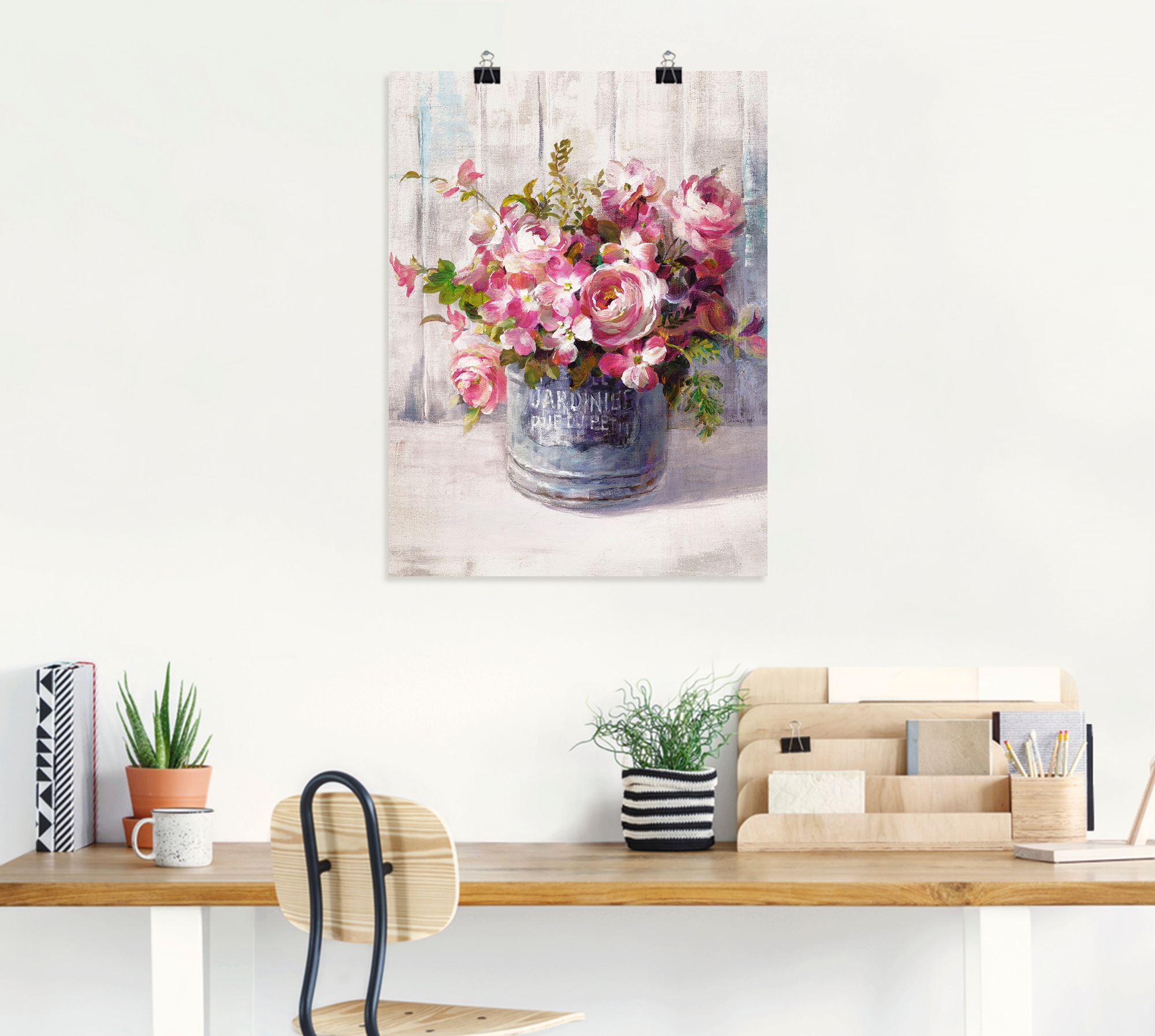 Artland Wandbild »Gartenblumen I«, Blumen, (1 St.), als Leinwandbild, Poster in verschied. Größen