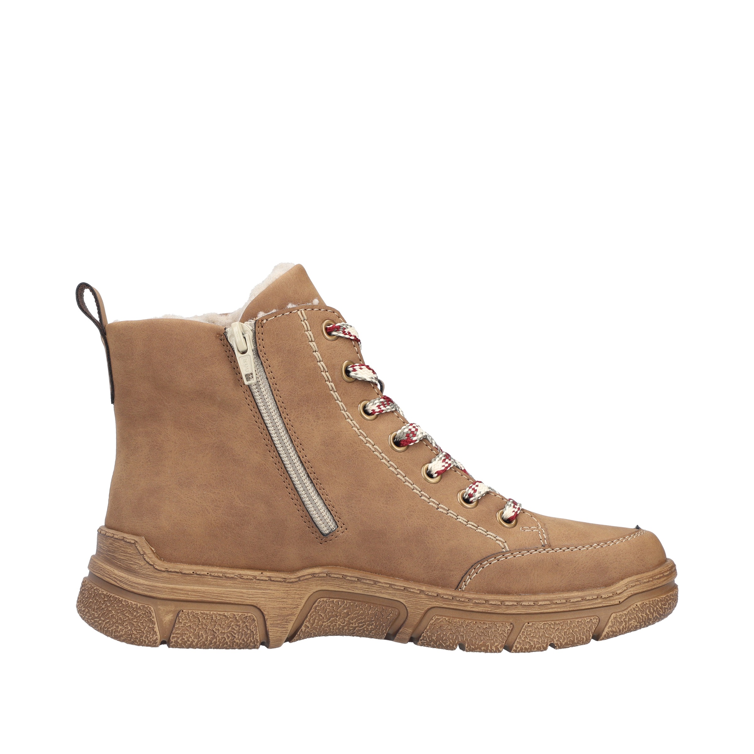 Rieker Winterboots  Schnürboots, Schnürstiefelette mit Warmfutter und Ziersteppung