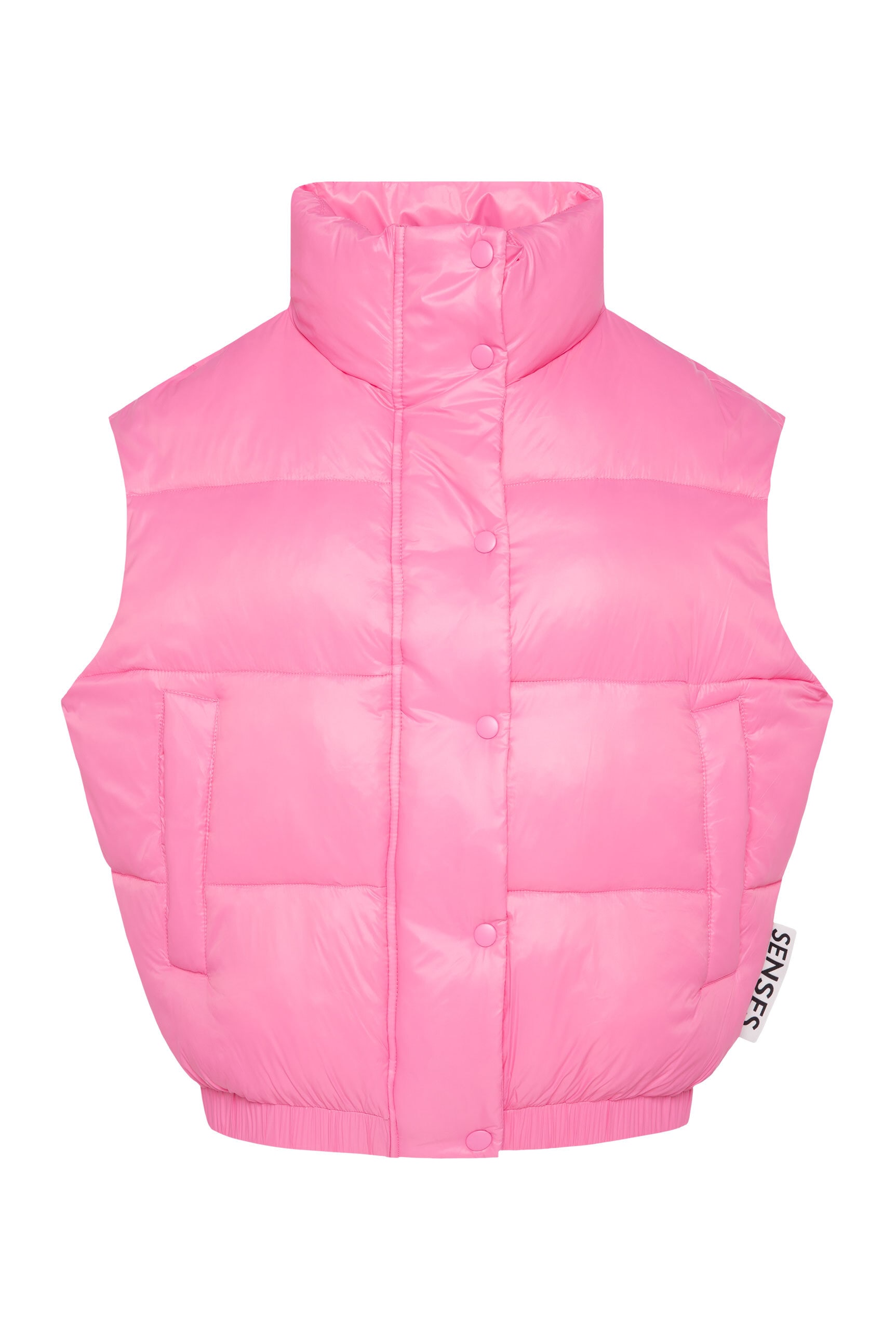 SENSES.THE LABEL Steppweste mit elastischem Saumabschluss