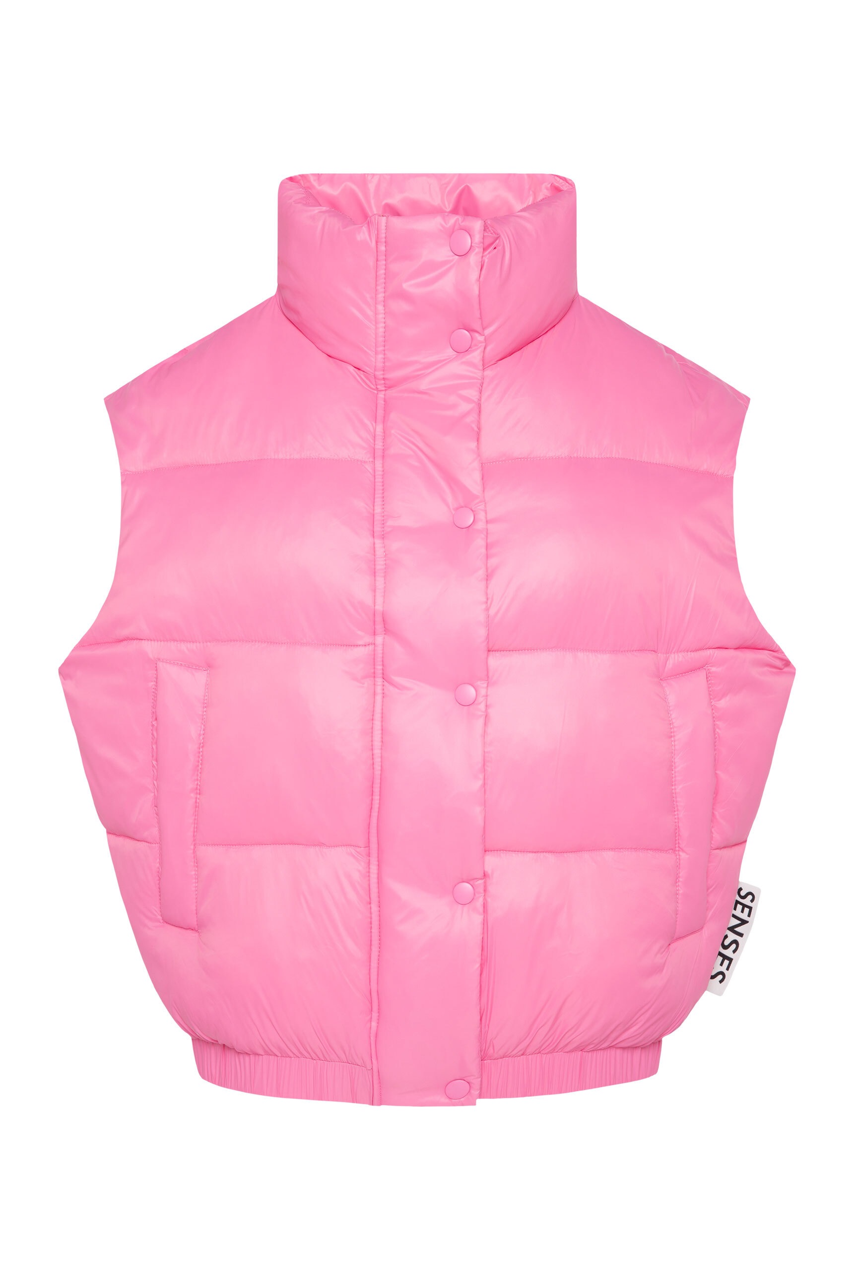 SENSES.THE LABEL Steppweste mit elastischem Saumabschluss günstig online kaufen