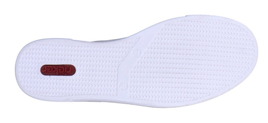 Rieker Sneaker, Freizeitschuh, Halbschuh, Schnürschuh mit Plateausohle