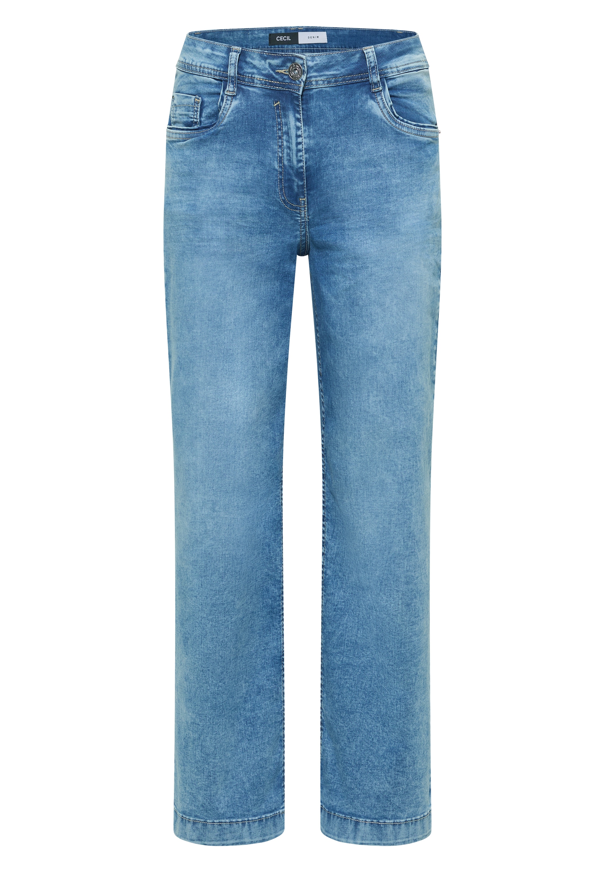 Cecil Loose-fit-Jeans aus Baumwolle mit Stretchanteil