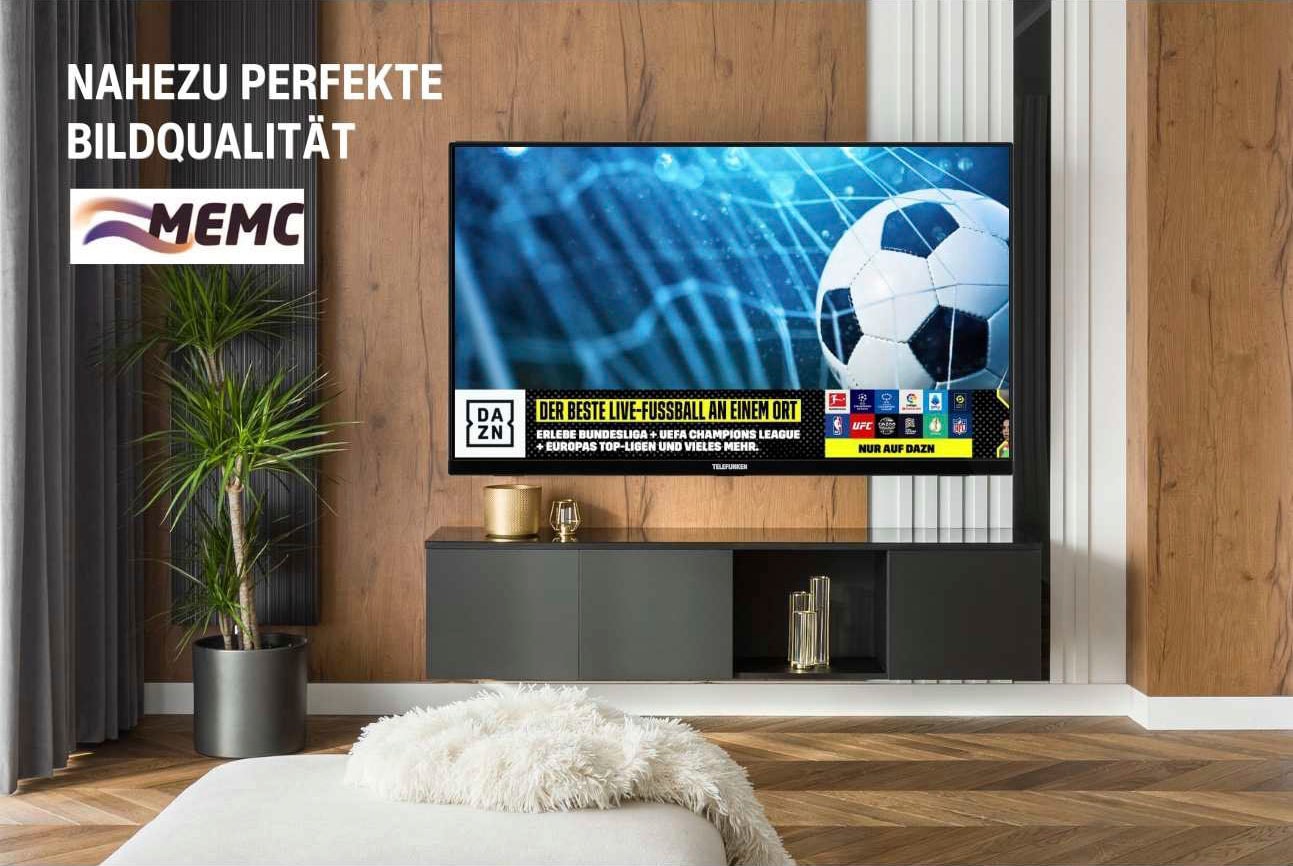 Telefunken LED-Fernseher, 139 cm/55 Zoll, 4K Ultra HD, Android TV-Smart-TV, Dolby Atmos,USB-Recording