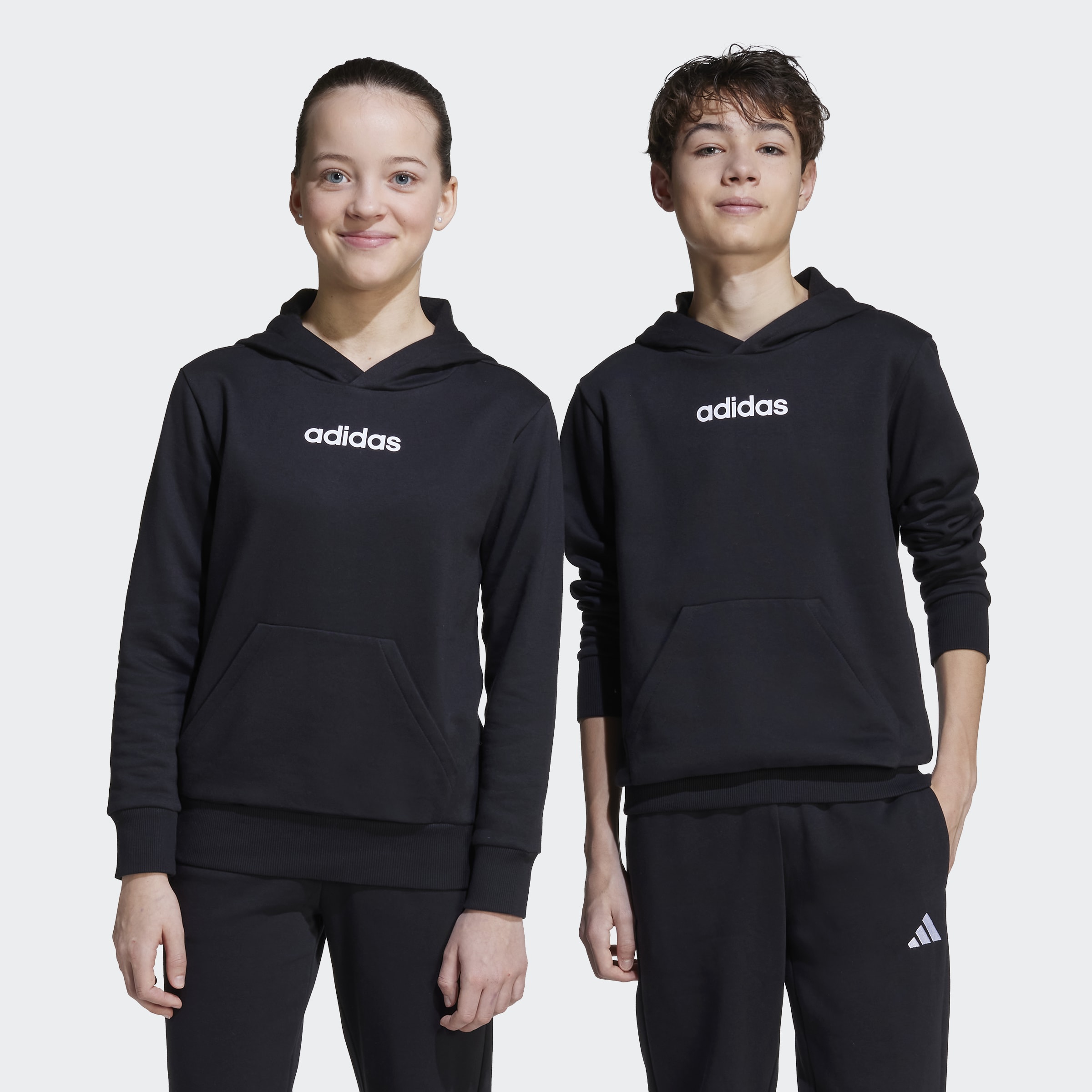 adidas Sportswear Kapuzensweatshirt "ESSENTIALS KIDS HOODIE", für Kinder, mit Kapuze, ohne Verschluss, in normaler Länge
