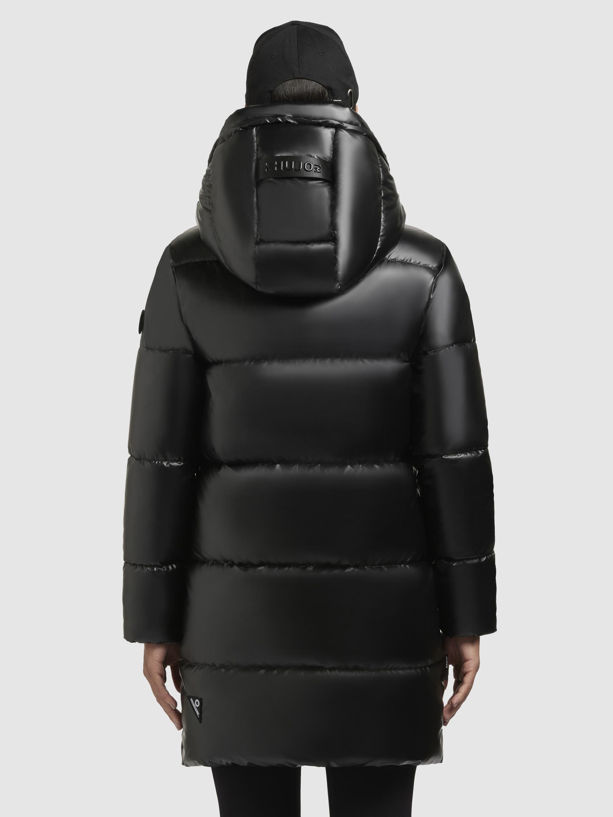 khujo Steppmantel »Haya Shiny-YM«, Wasserdichter gesteppter Damen Winter Kurzmantel