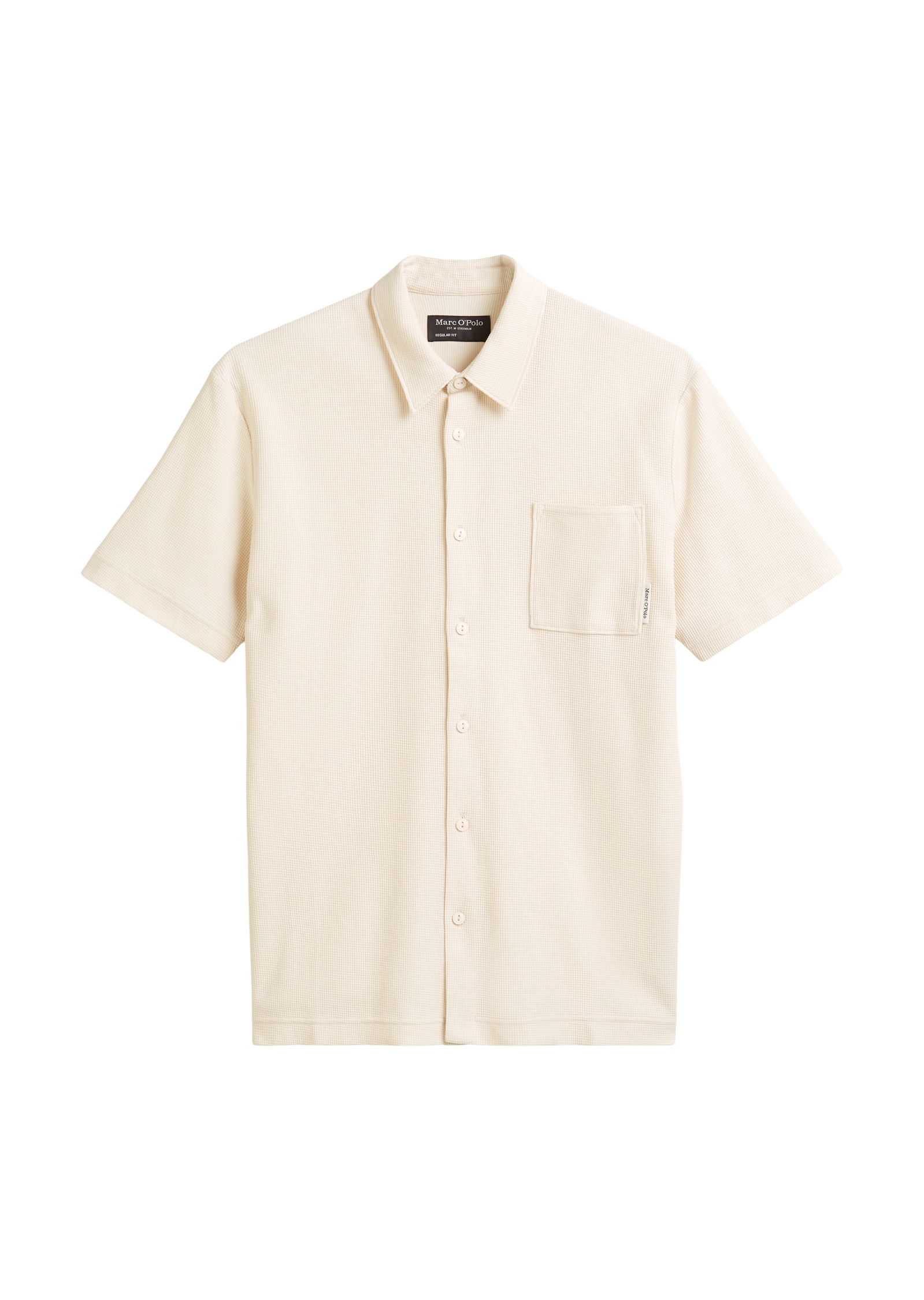 Marc O'Polo Poloshirt »mit feiner Waffelstruktur«