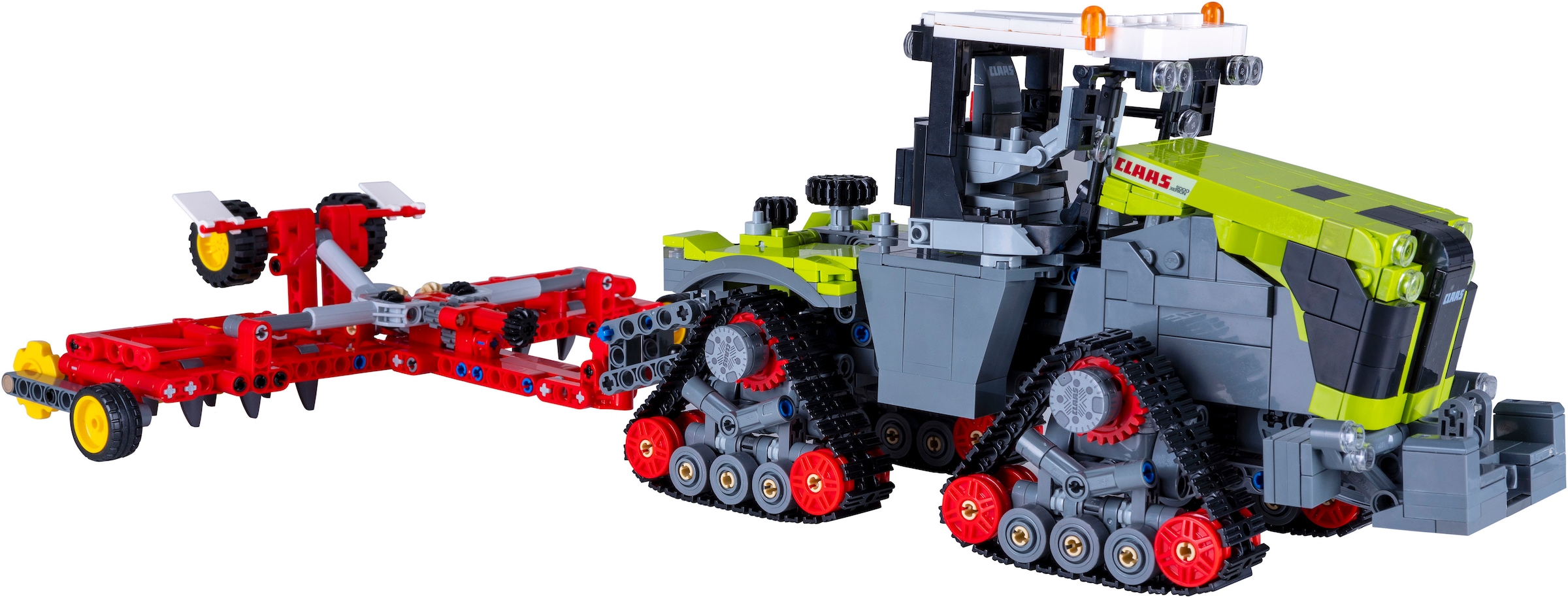 Jamara Konstruktions-Spielset »CaDA, Claas Xerion 5000 Trac TS 1:32 Bricks«, (1336 St.)
