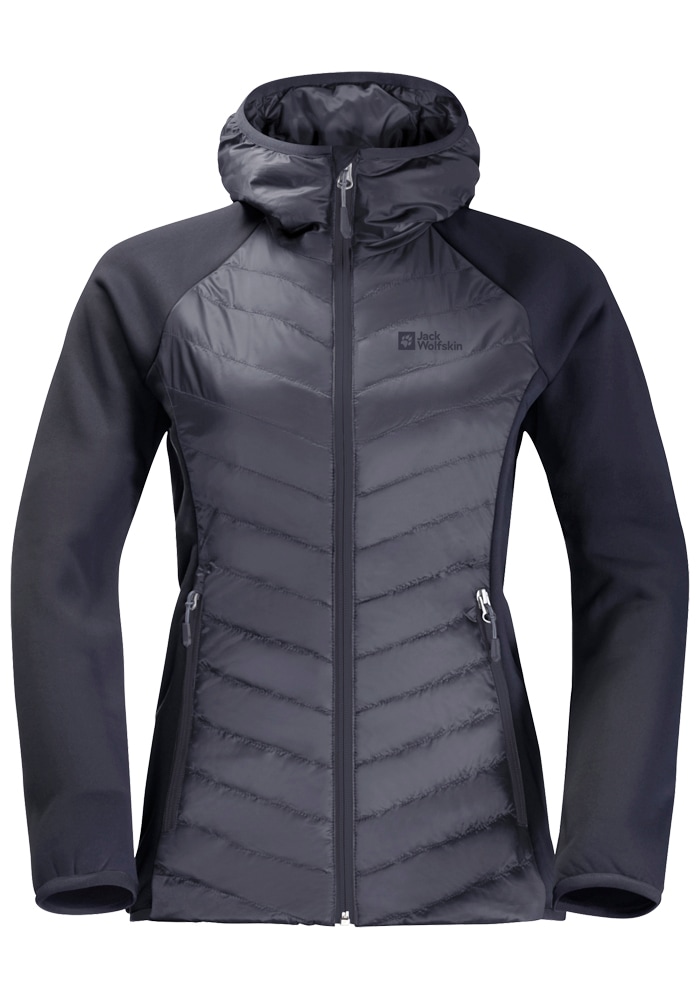 Jack Wolfskin Hybridjacke »ROUTEBURN PRO HYBRID W«, mit Kapuze