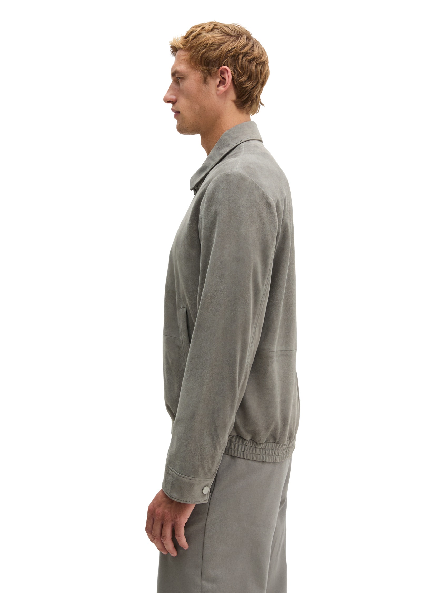 Marc O'Polo Lederjacke »aus weichem Velours-Ziegenleder«