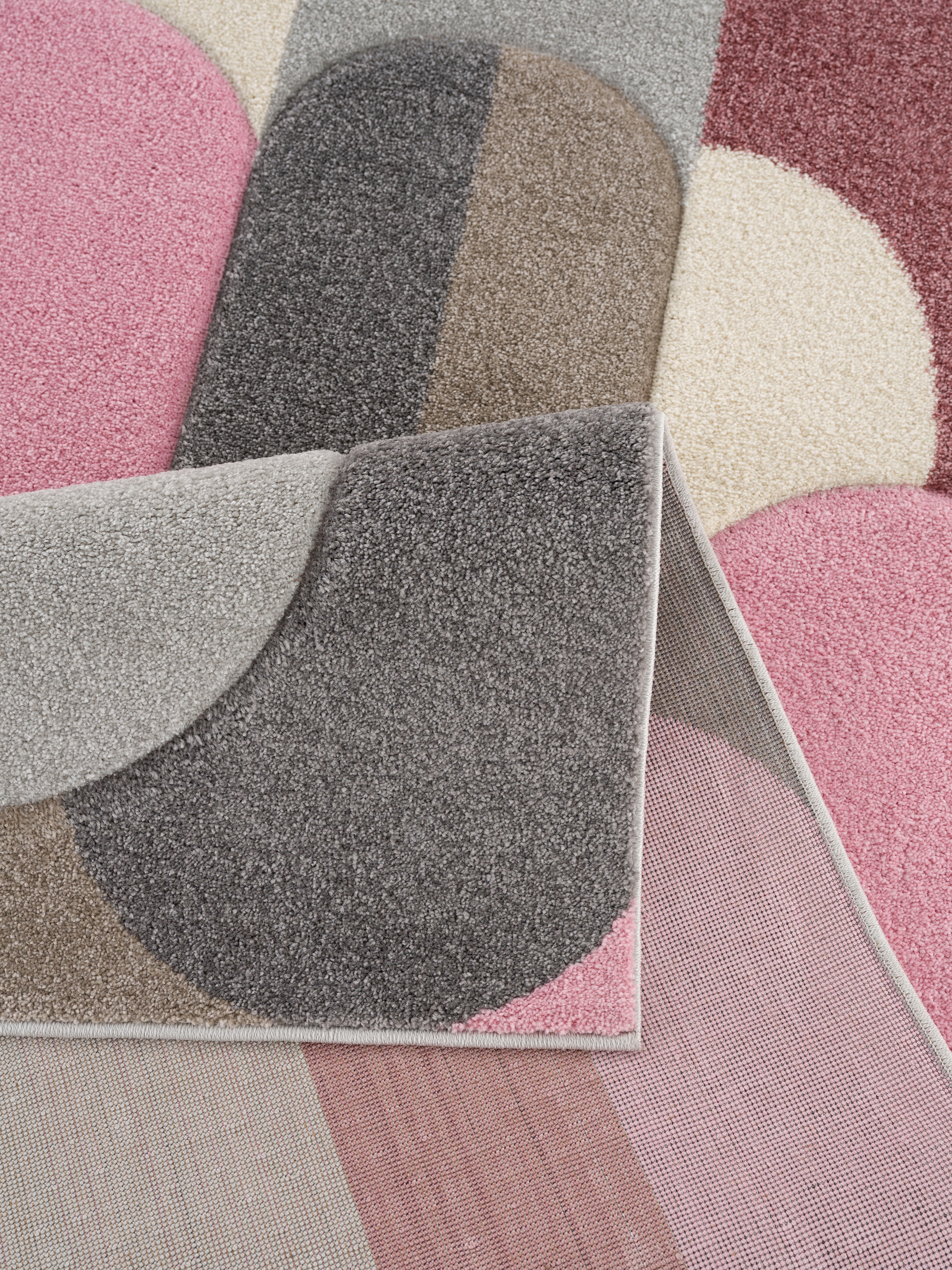 rechteckig, Konturenschnitt, my Tief-Effekt, | wende-Teppich home »Pautz«, handgearbeiteter bestellen Teppich Hoch- BAUR
