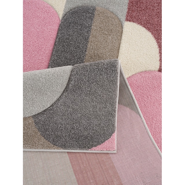 my home Teppich »Pautz«, rechteckig, handgearbeiteter Konturenschnitt, Hoch- Tief-Effekt, wende-Teppich bestellen | BAUR