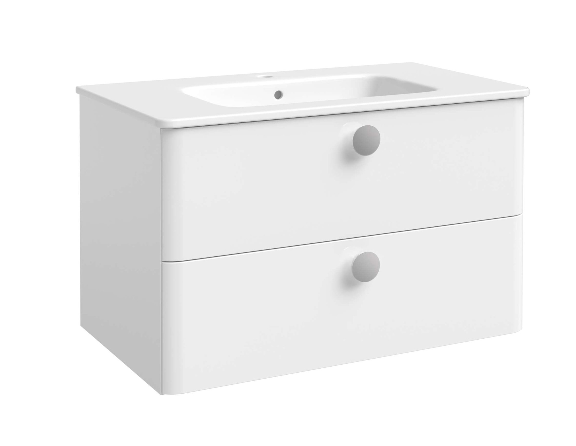 welltime Waschtisch "Round" FSC-zertifiziert, (2 Breiten: 61/81 cm H/T ca . günstig online kaufen