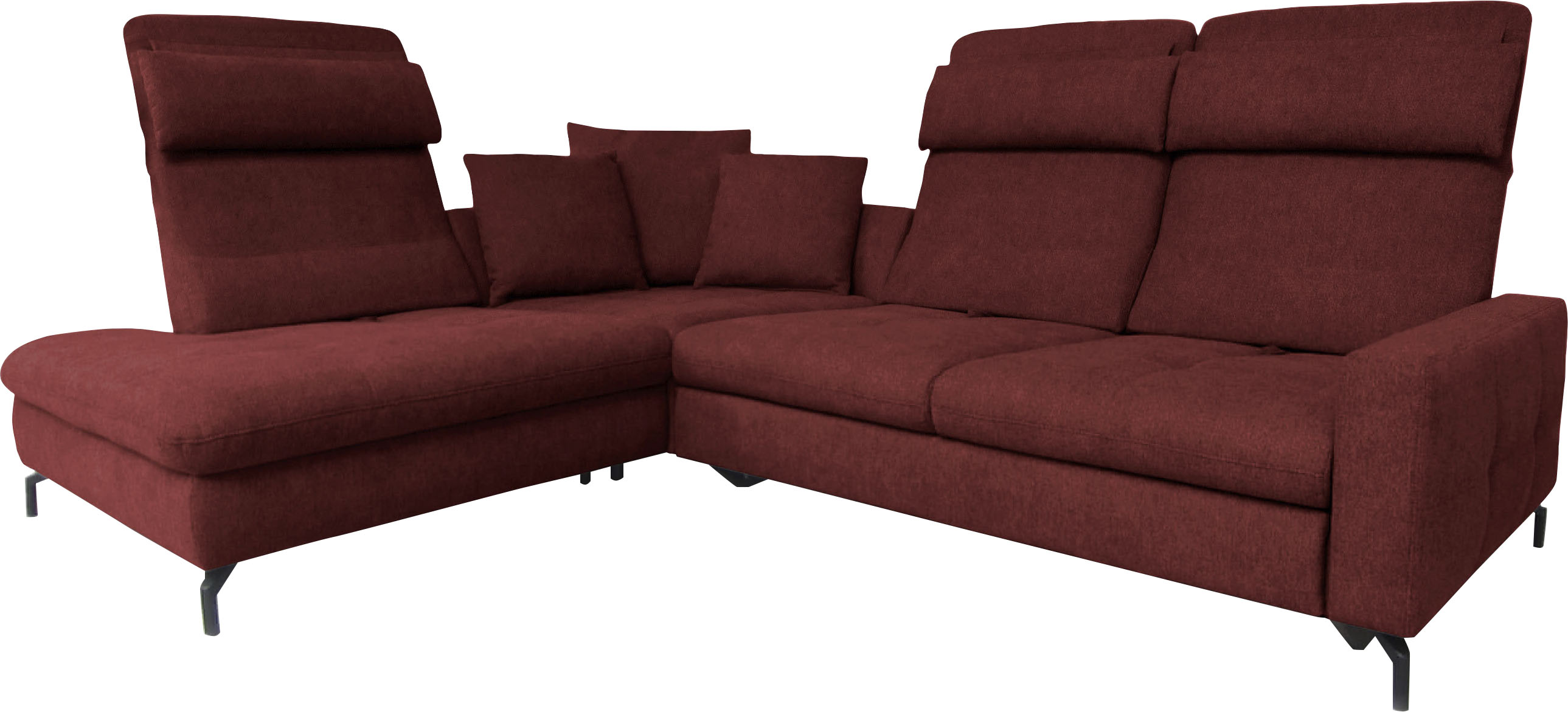 Thumbnail - alina Ecksofa "Louis", Breite 260 cm, Rückenlehnenverstellung, wahlweise mit Bettfunktion