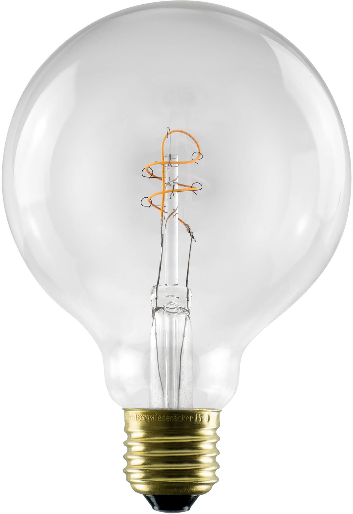 SEGULA LED-Filament "LED Globe 95 klar, E27", L:12,5cm Ø:9,5cm, transparent, Leuchtmittel