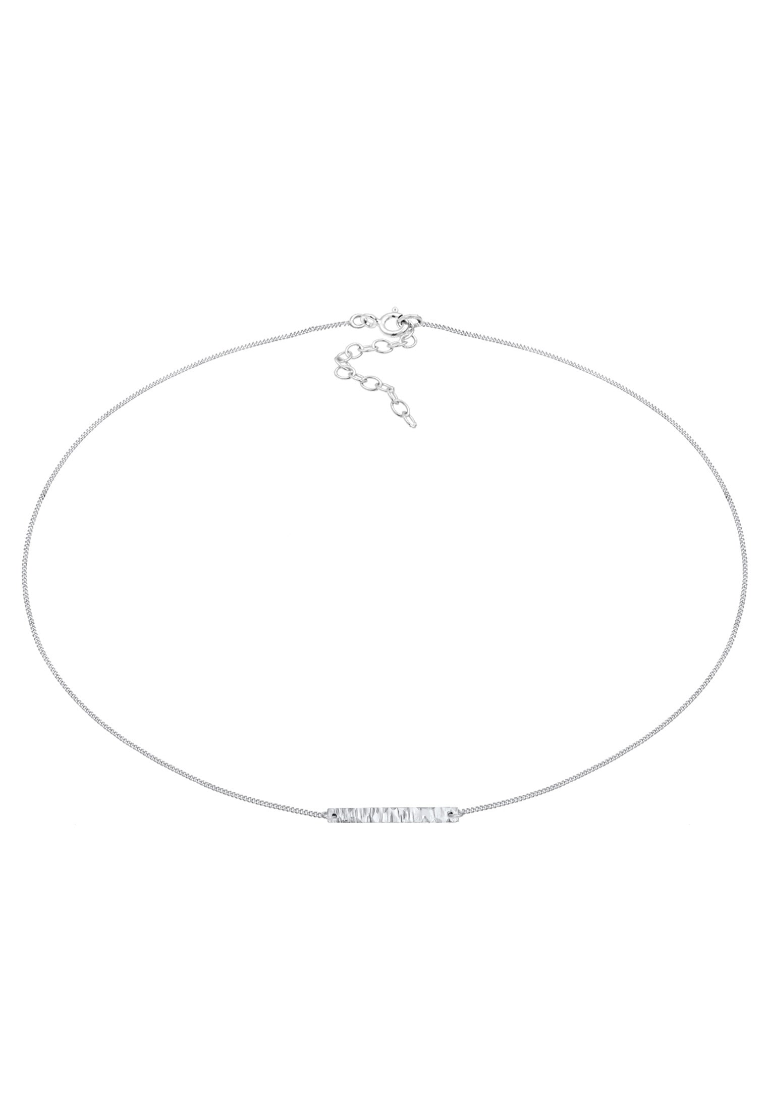 Elli Collier »Choker Platte Gehämmert 925er Silber«