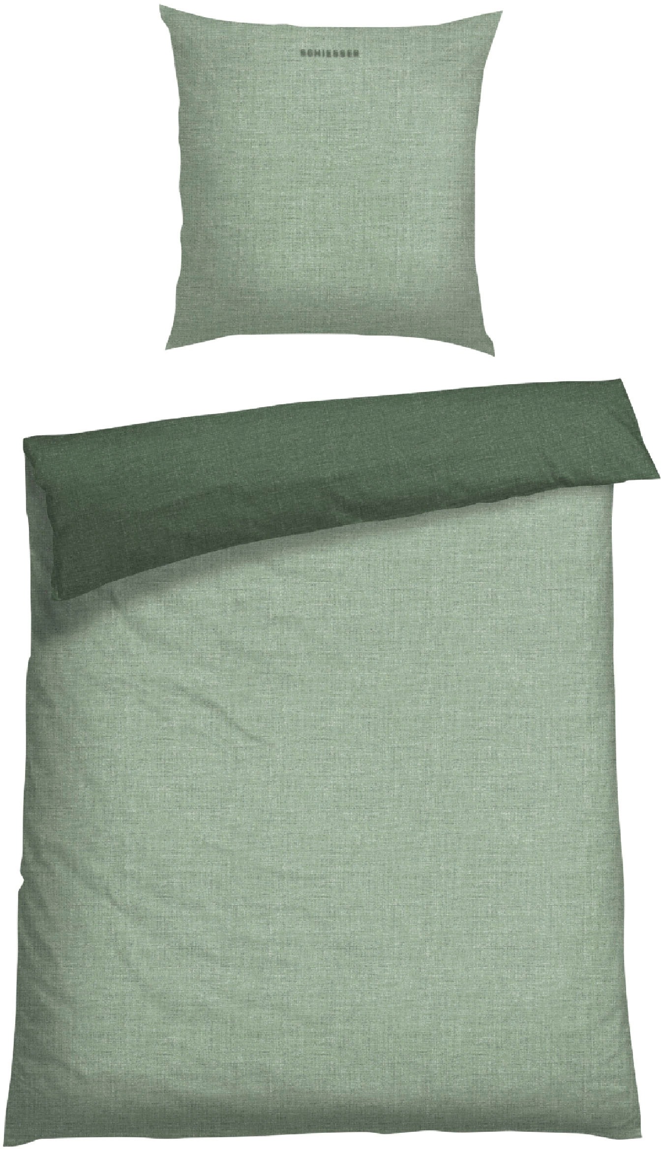 Schiesser "Doubleface aus weicher Baumwolle mit edlem Melangeeffekt" 2 Stk. günstig online kaufen