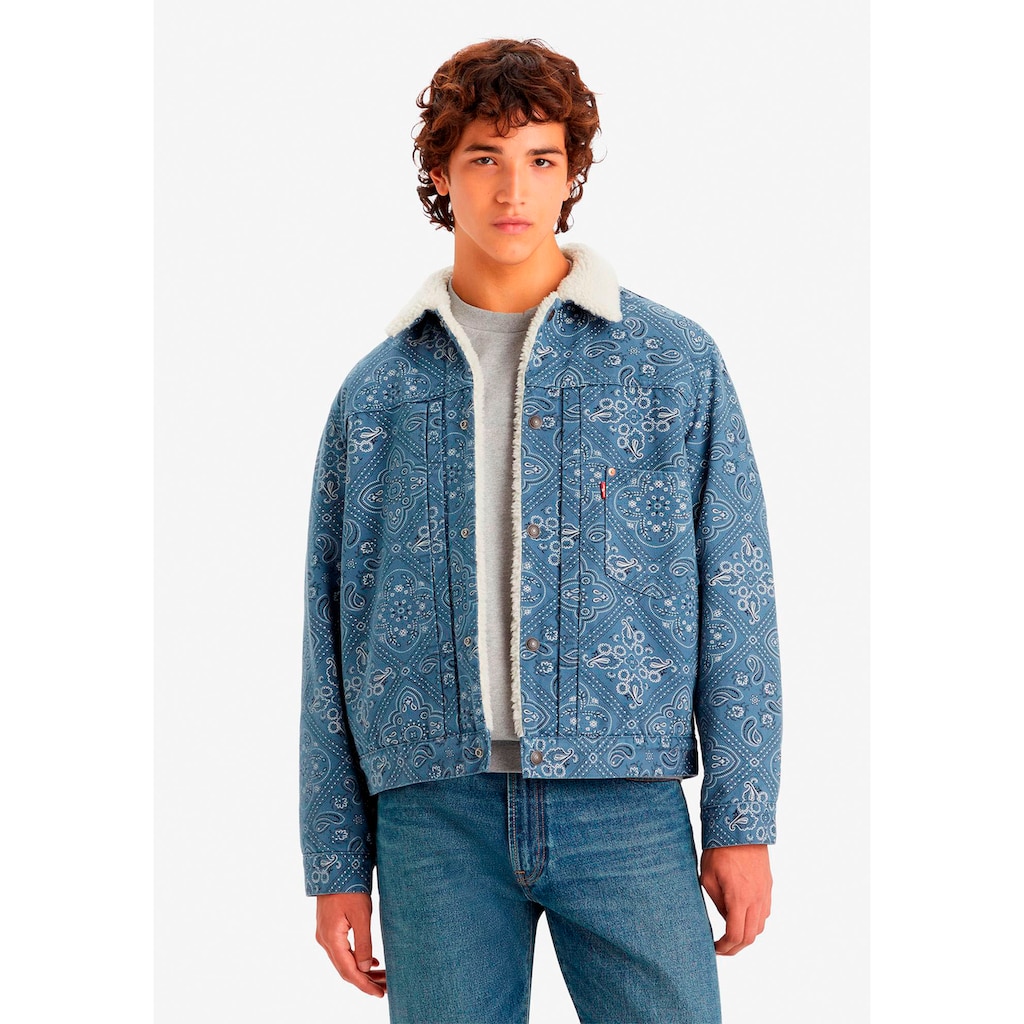 Levi's® Jeansjacke »TYPE 1 SHERPA TRUCKER BLUES«