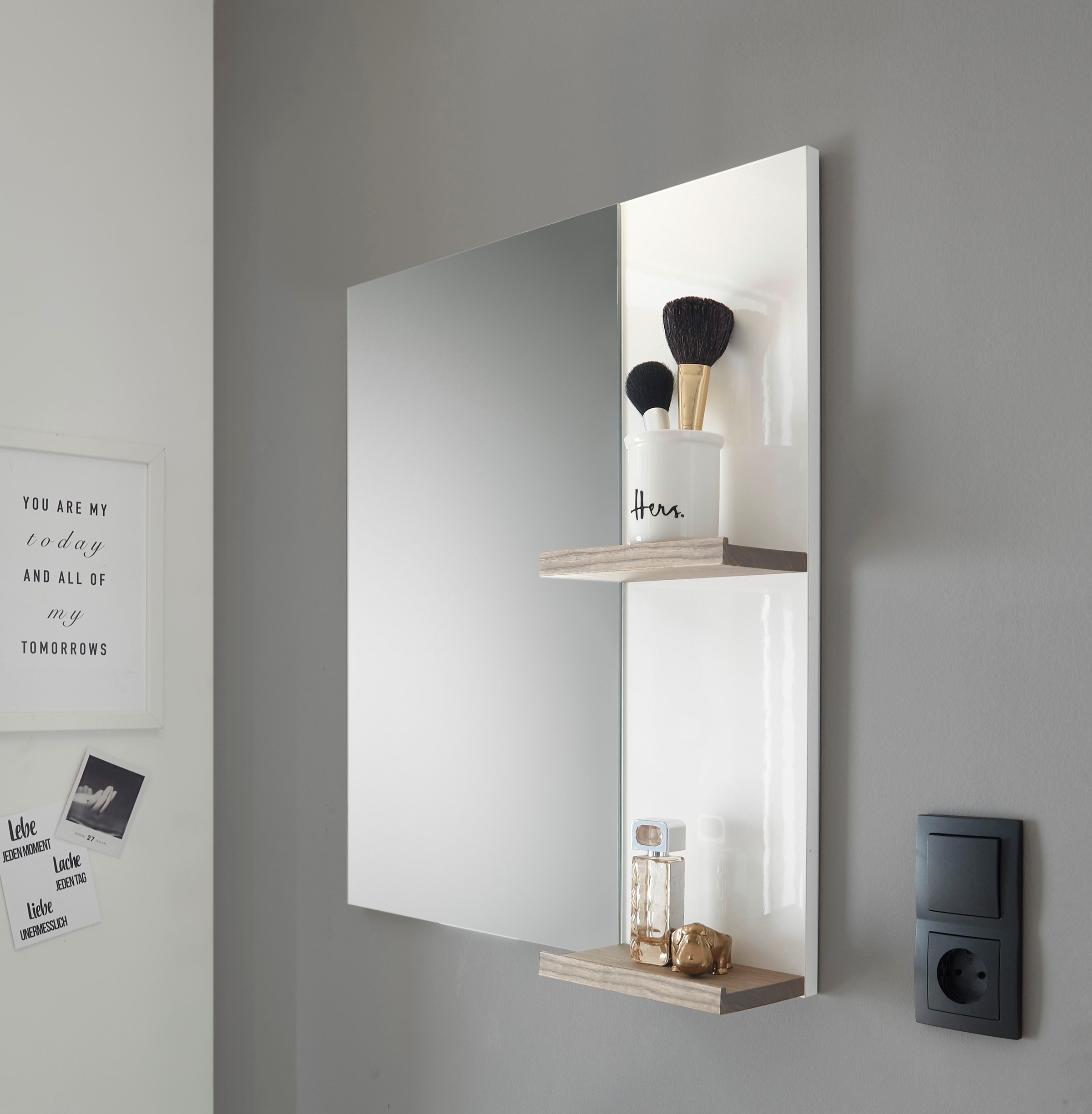 Home affaire Badspiegel "SOLiD, Spiegel im modernen Design, Wandspiegel" in günstig online kaufen