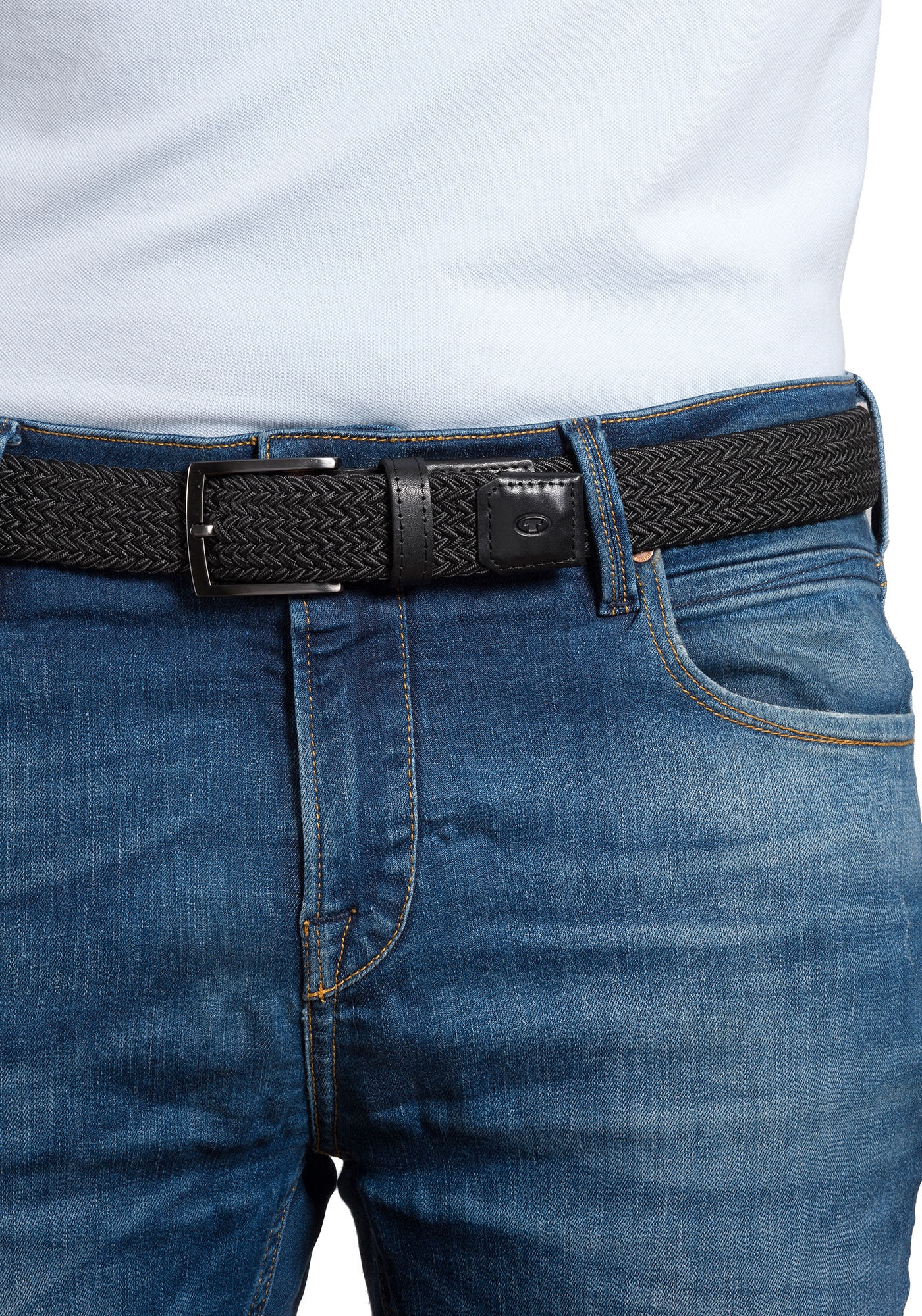 TOM TAILOR Flechtgürtel »TTJAMIE«, 3,5 cm breiter Flechtgürtel, Casual Look, bis Gr. 120