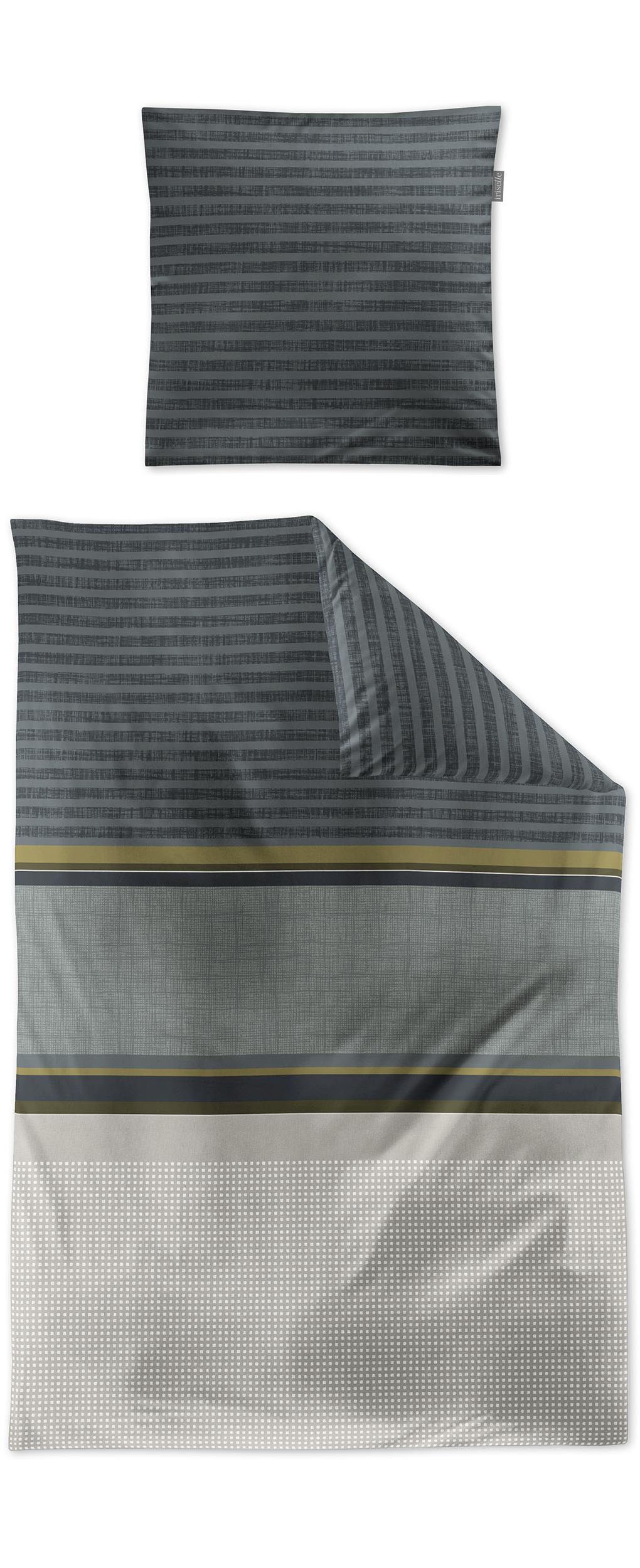 Irisette Bettwäsche "Wave 8563" 2 Stk. tlg. anschmiegsam und atmungsaktiv günstig online kaufen