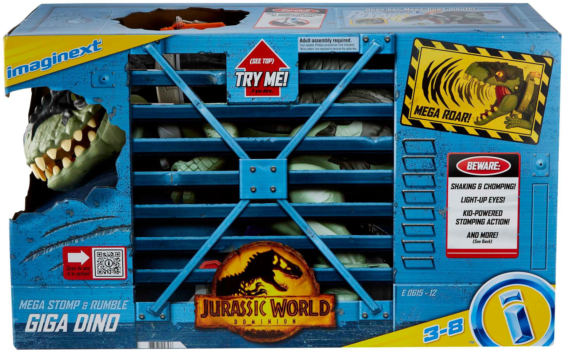 Mattel® Actionfigur »Imaginext Jurassic World Riesen-Dinosaurier«, inklusive Owen-Figur