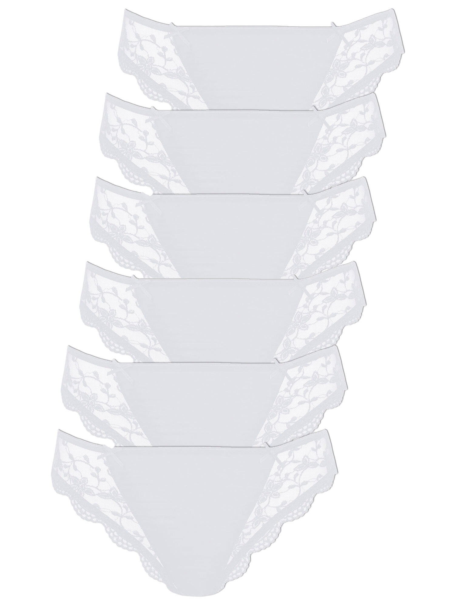 Nina Von C. String "6er Pack String Silver Edition"