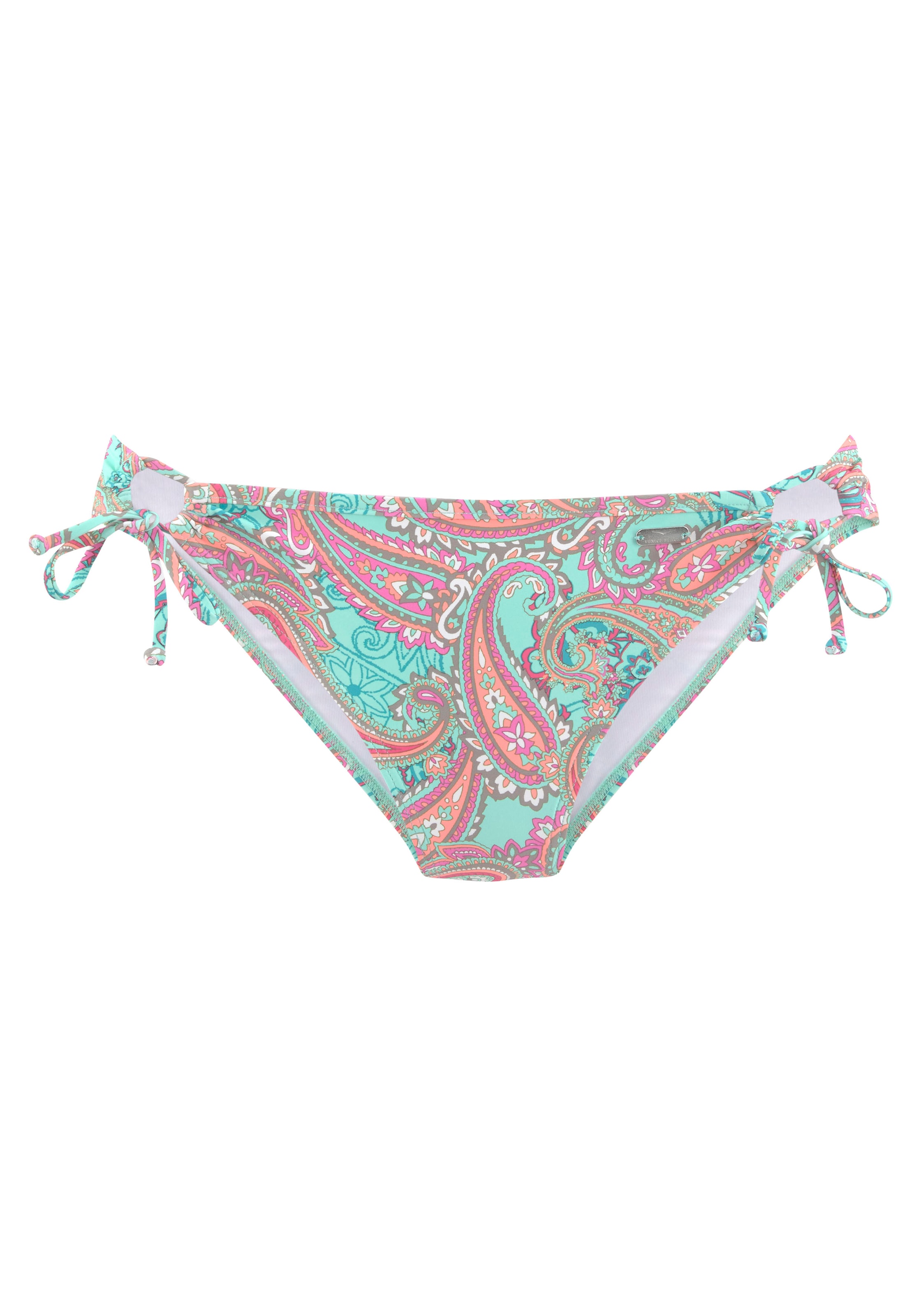 Venice Beach Bikini-Hose »Paislee«, seitlich zum Binden, softe Microfaser, mit recyceltem Polyamid