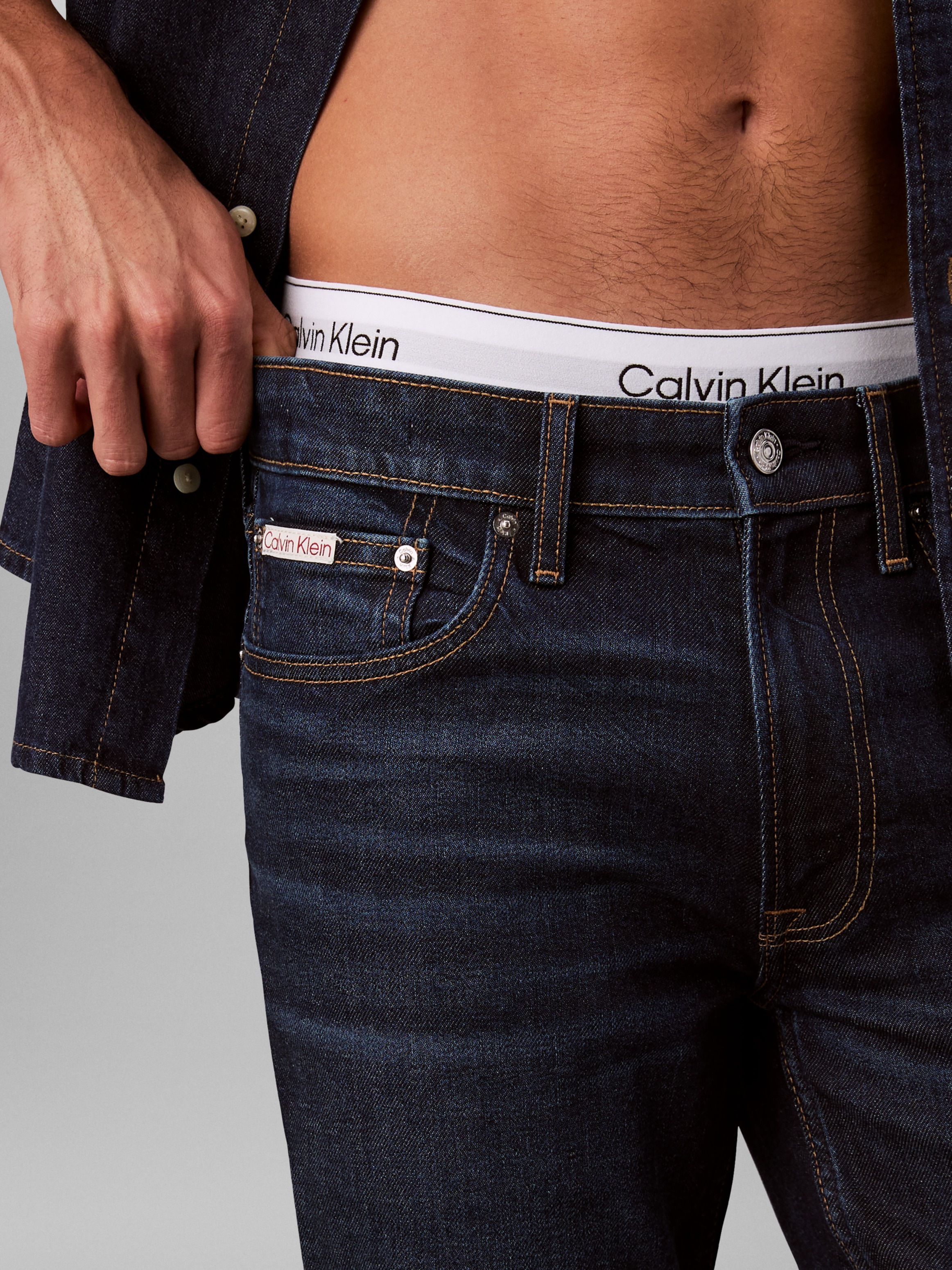 Calvin Klein Jeans Slim-fit-Jeans "JeansSLIM NOS" stone washed günstig online kaufen