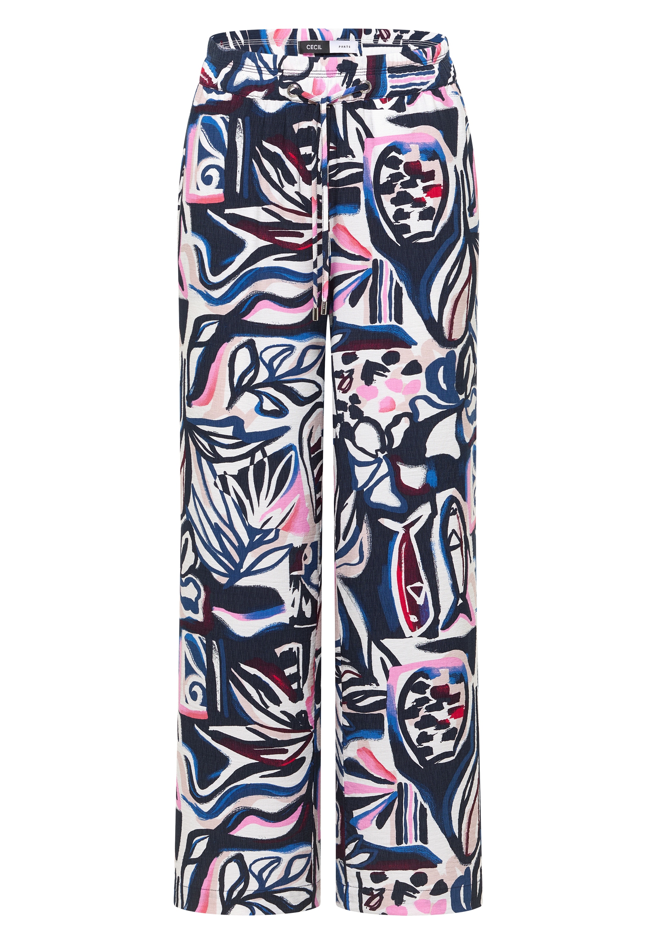 Cecil Stoffhose  mit Print-Details