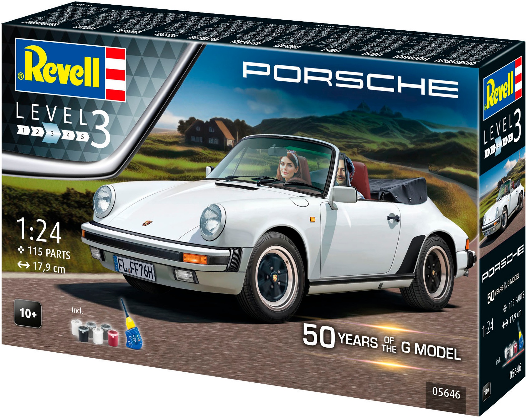 Revell® Modellbausatz »Geschenkset 50 Jahre Porsche 911 G-Model«, 1:24, Made in Europe