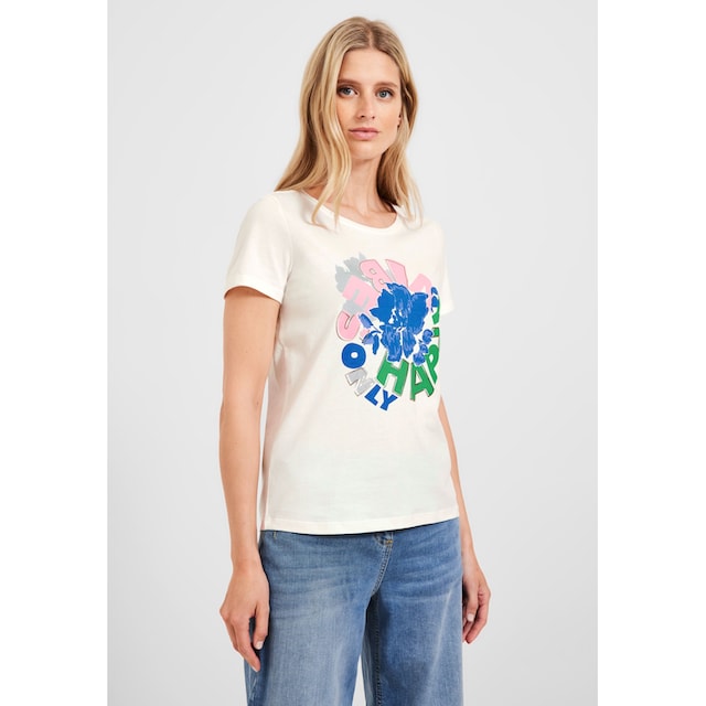Cecil T-Shirt, Rundhalsausschnitt für kaufen | BAUR