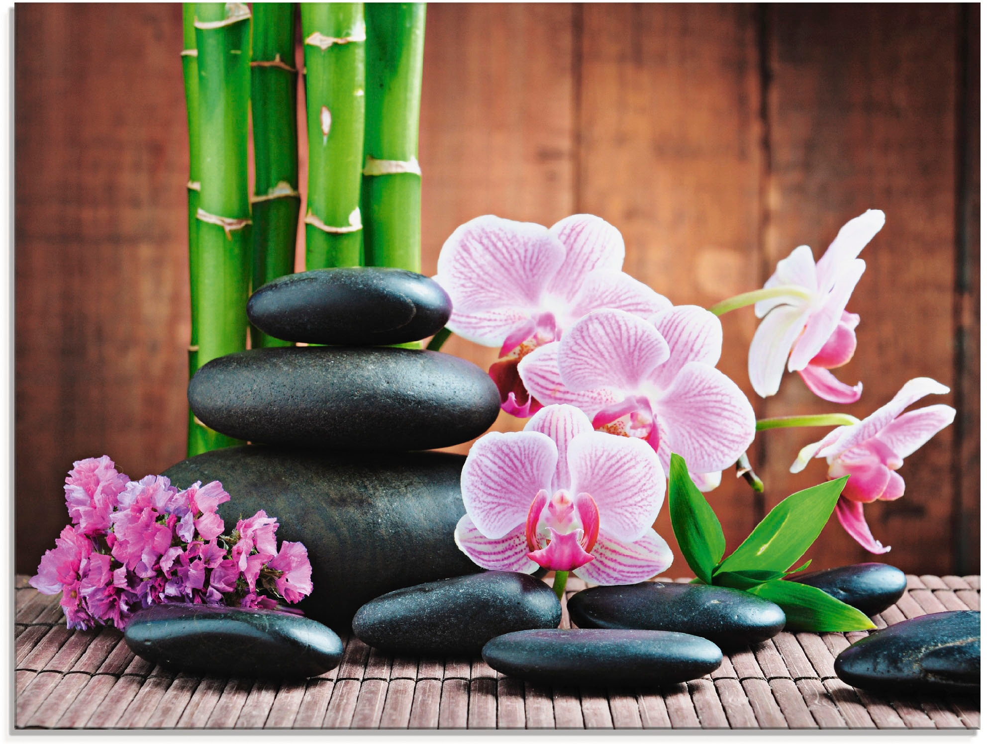 Artland "Spa Konzept Zen Steinen Orchideen" Zen 1 Stk. tlg. in verschiedene günstig online kaufen