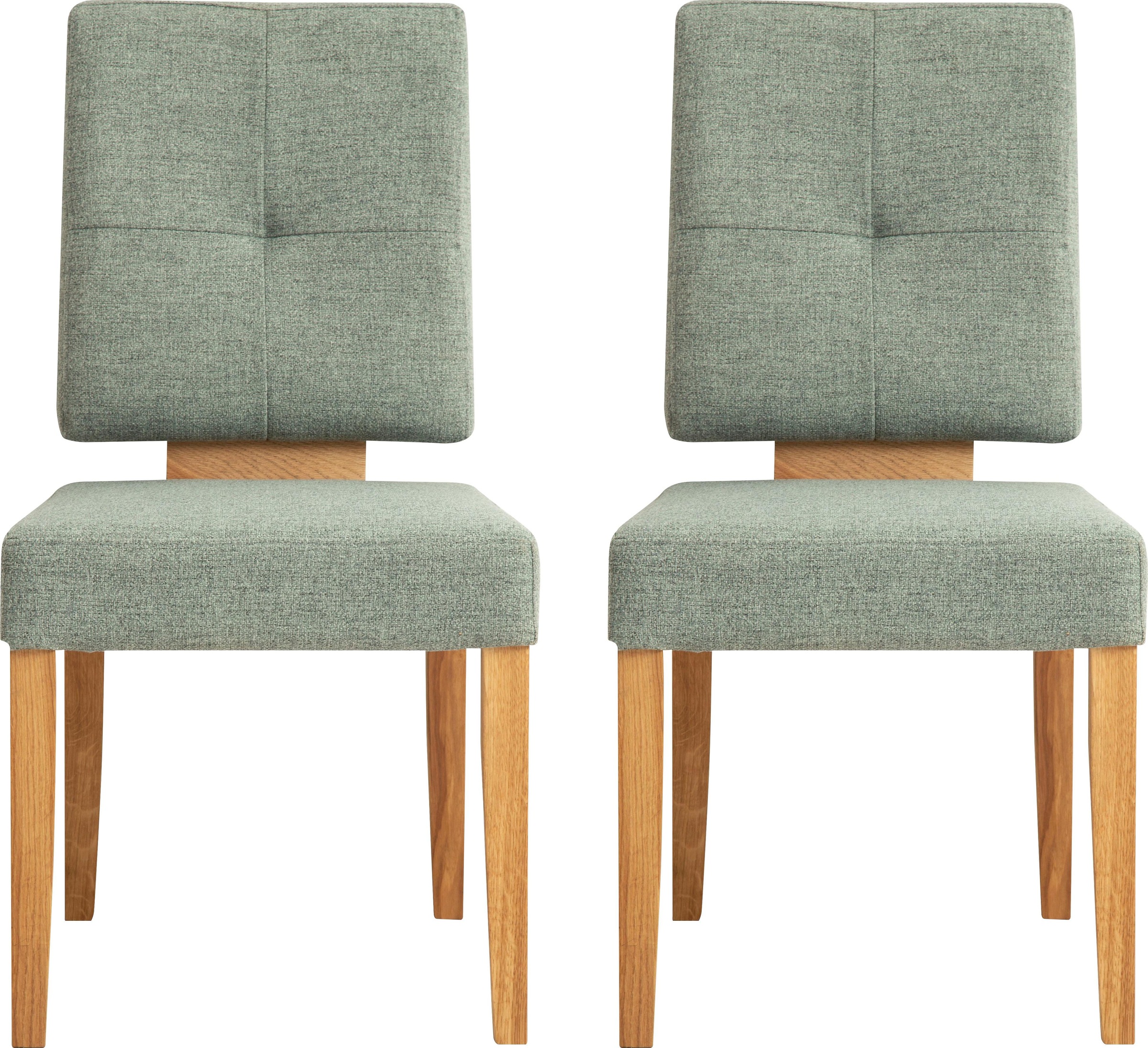 OTTO home Esszimmerstuhl "Ponza Polsterstuhl" (Set) 2 Stk.Gestell Eiche mas günstig online kaufen