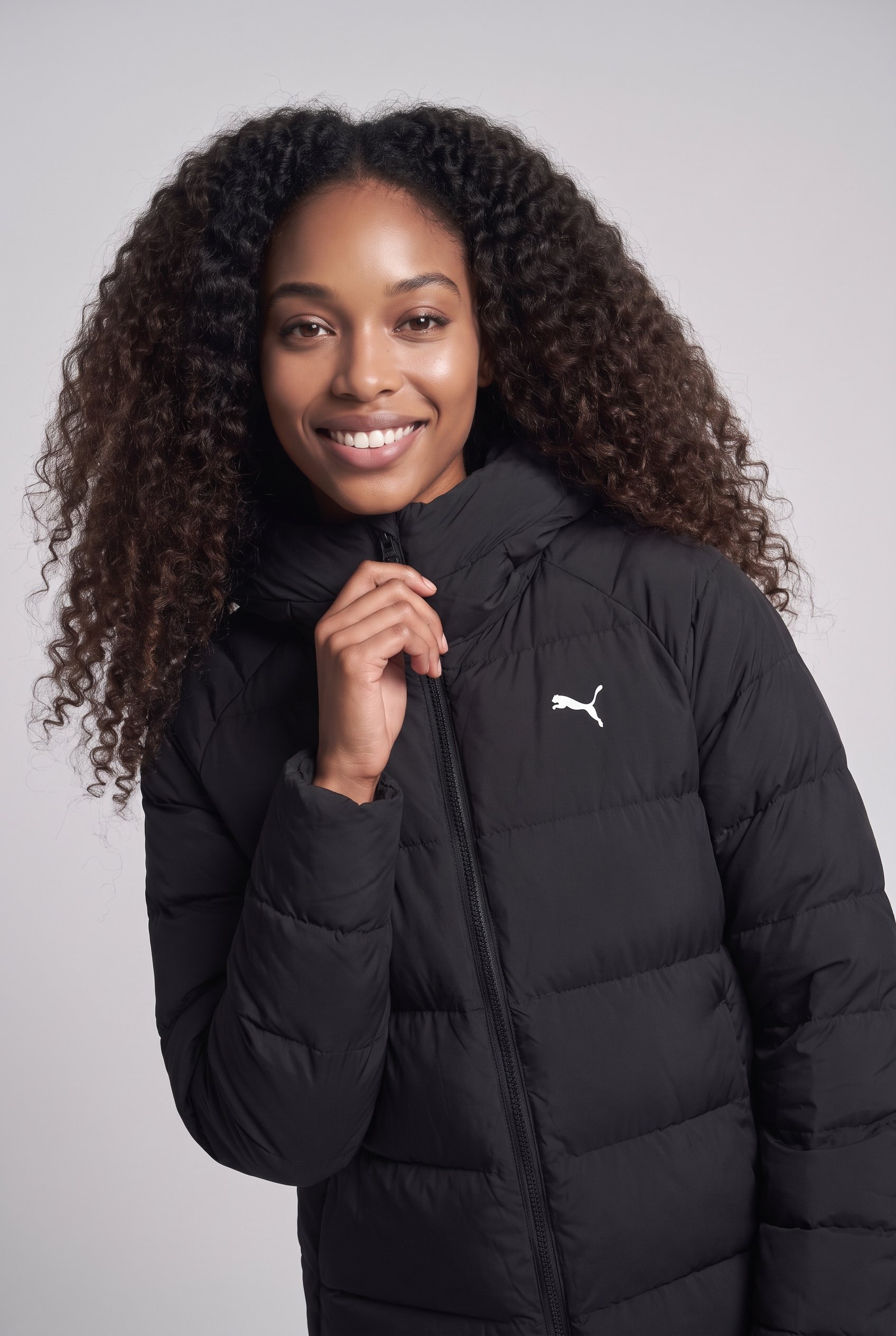 PUMA Winterjacke »MONO HOODED JACKET« mit Kapuze mit kuscheliger Kapuze, wasserabweisend