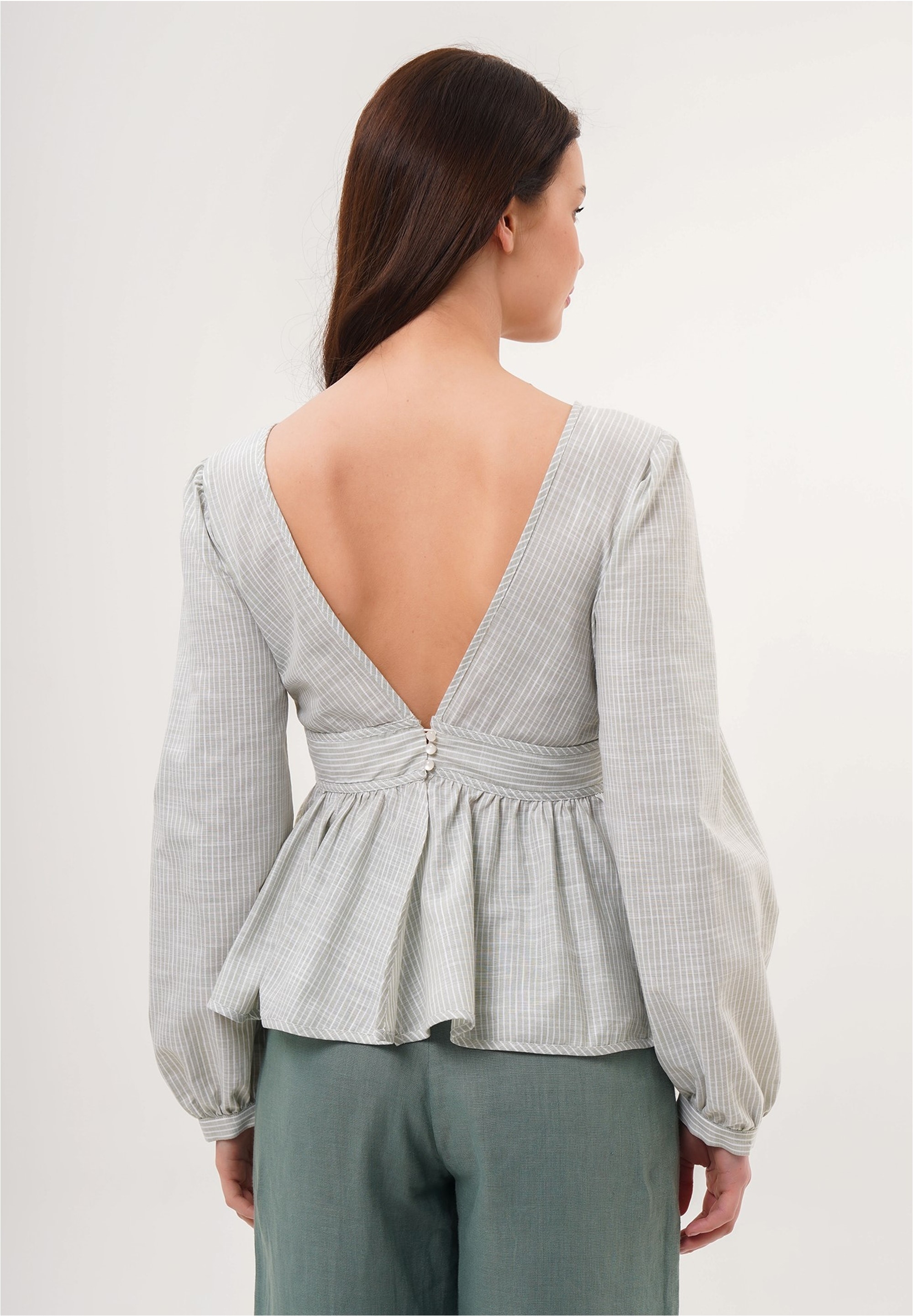 freshlions Klassische Bluse »Brielle«, mit gestreiftem Design