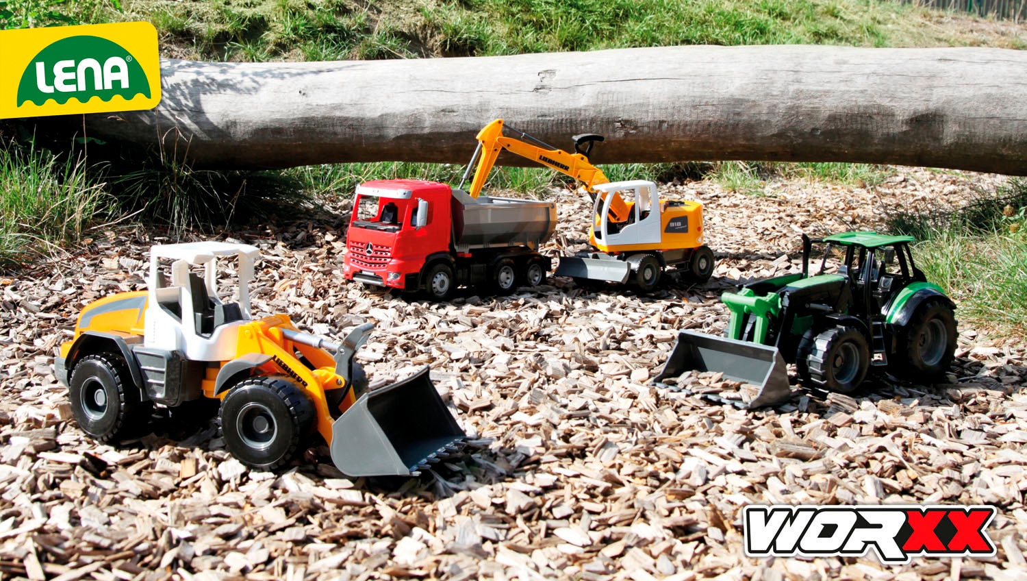 Lena® Spielzeug-Feuerwehr »Worxx, Leiterfeuerwehr Mercedes Arocs« Made in Europe