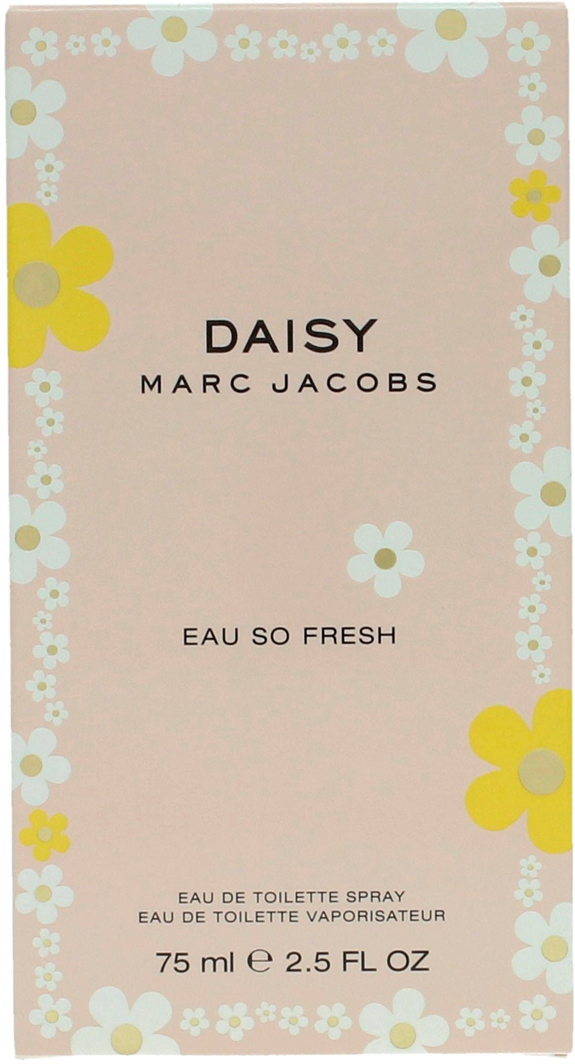 MARC JACOBS Eau de Toilette »Daisy Eau So Fresh«, Fruchtig-holziger Duft mit Mandarine, Jasmin, Wildrose und Moschus.