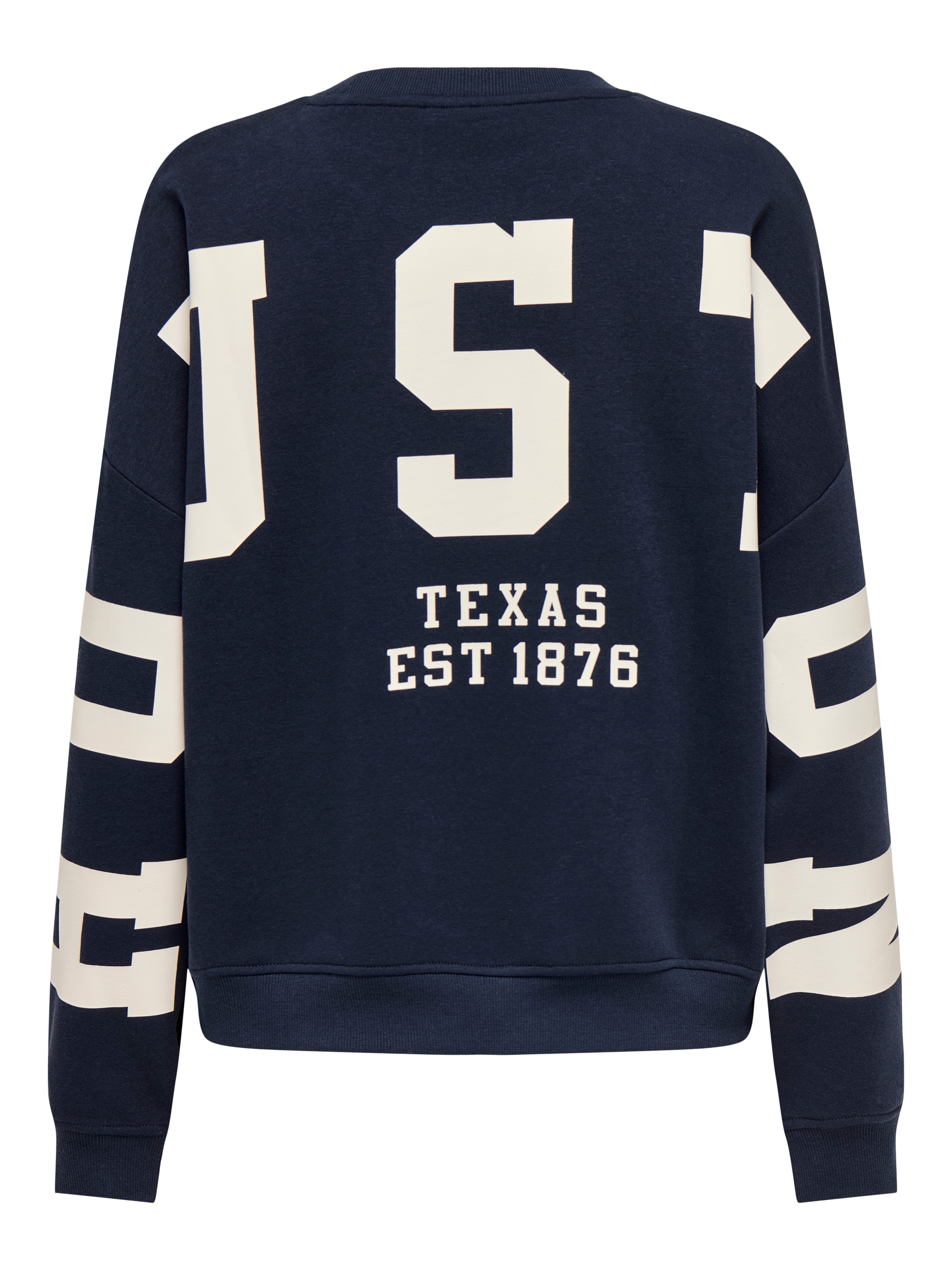 ONLY Sweatshirt "ONLSWEAT L/S BACK/SLEEVE PRINT SWT NOOS" günstig online kaufen