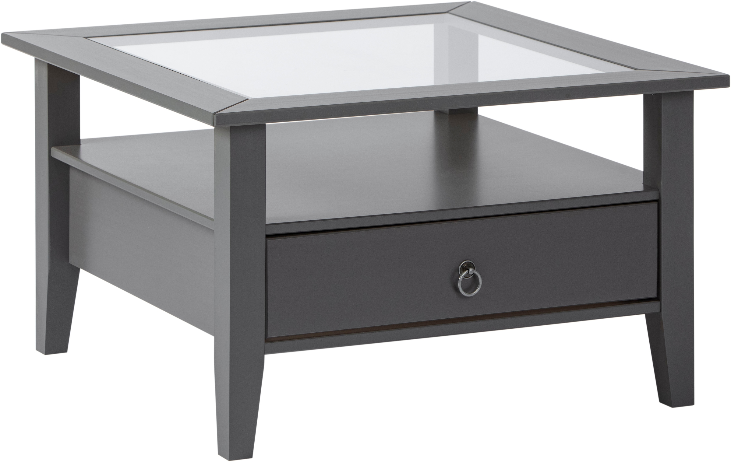 Inter Link Couchtisch »Couchtisch Provence« 1 Stk. tlg. Kiefer Massiv, Stauraum, BxTxH: ca. 75 x 75 x 45 cm