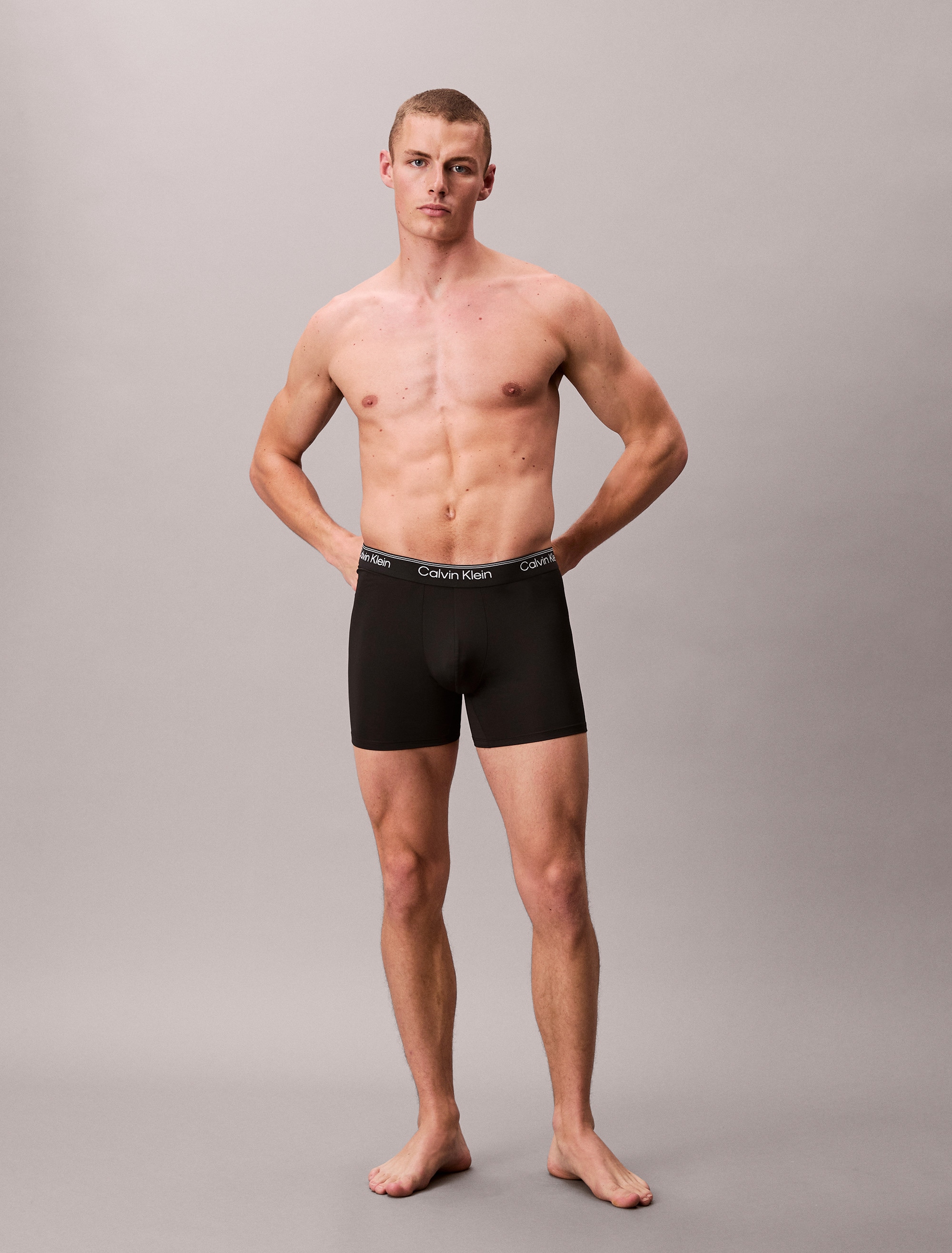 Calvin Klein Underwear Boxer »BOXER BRIEF 5PK«, (Packung, 5 St., 5er-Pack), Mit elastischem Bund